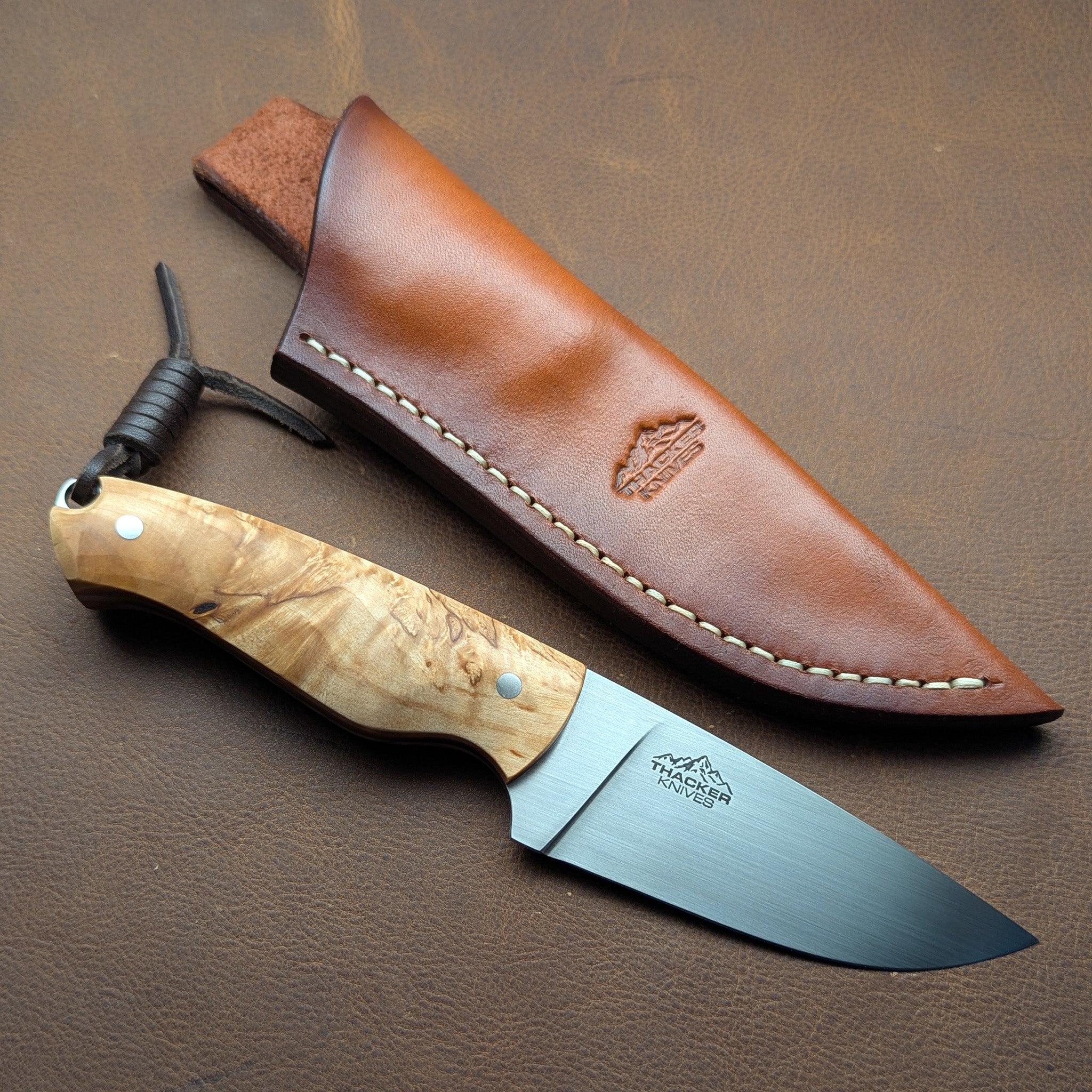 Thacker Knives #8 Bruk Bushcraft Flat Grind