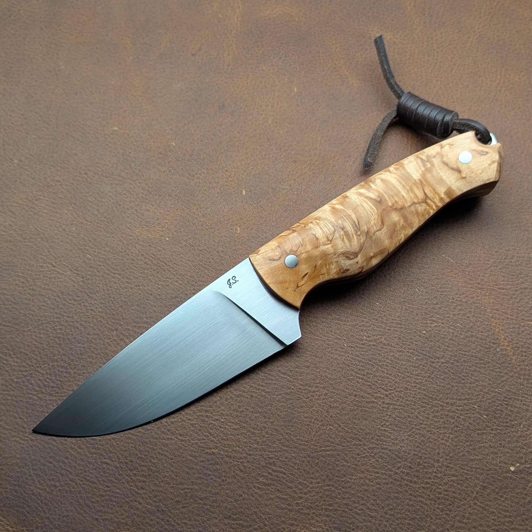 Thacker Knives #8 Bruk Bushcraft Flat Grind