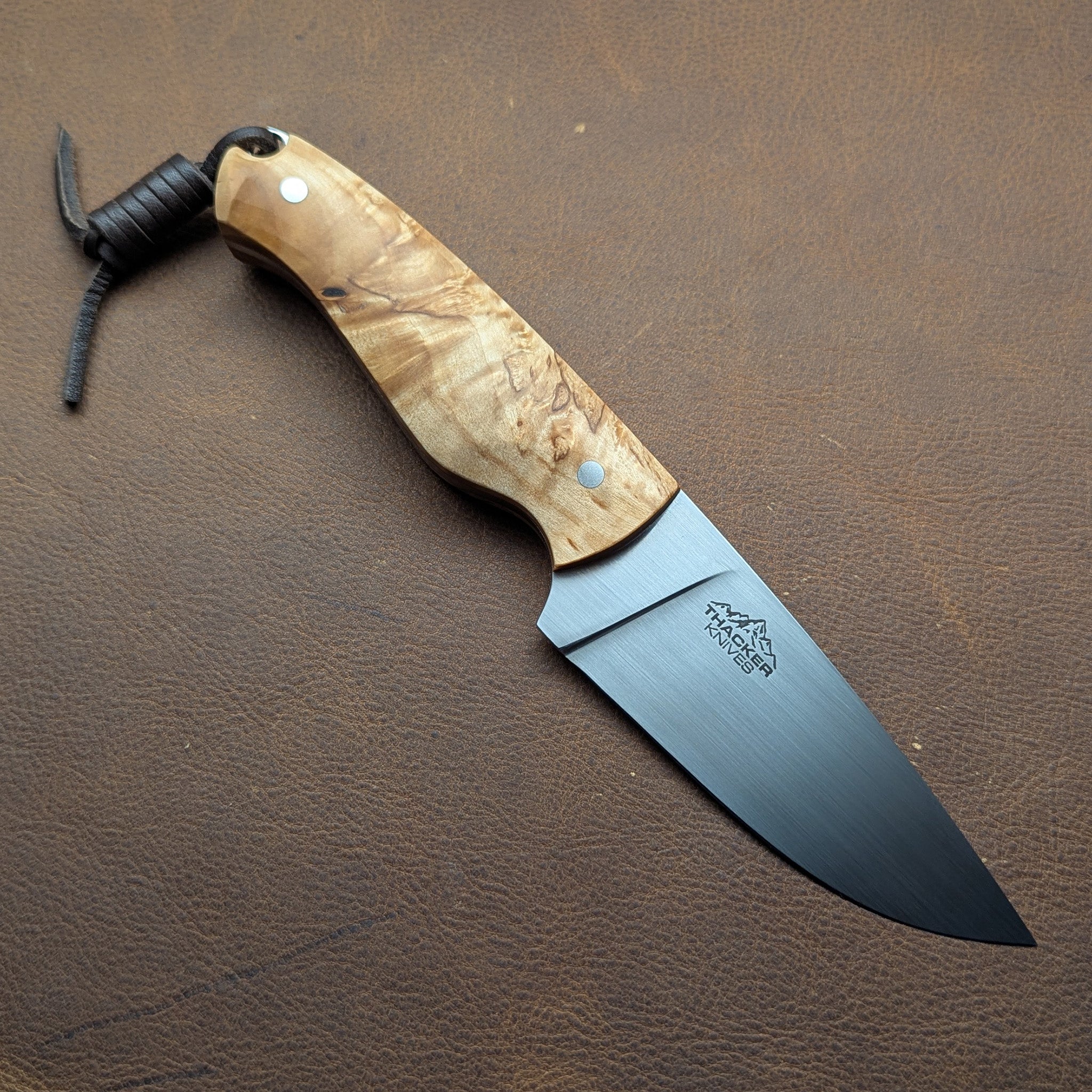 Thacker Knives #8 Bruk Bushcraft Flat Grind