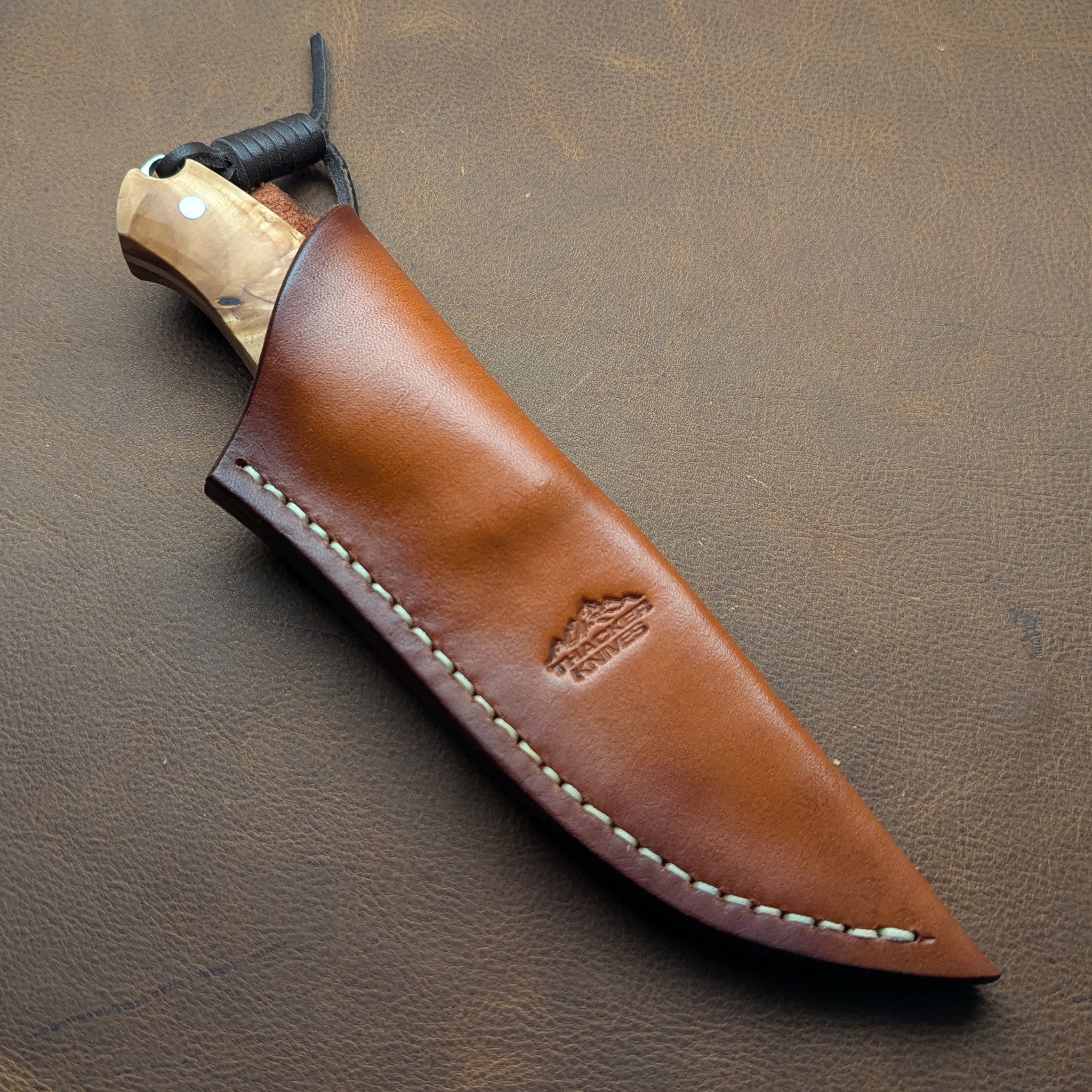 Thacker Knives #8 Bruk Bushcraft Flat Grind