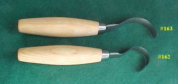 Morakniv Wood Carving Hook Knife 163 - Double Edge Open Curve with