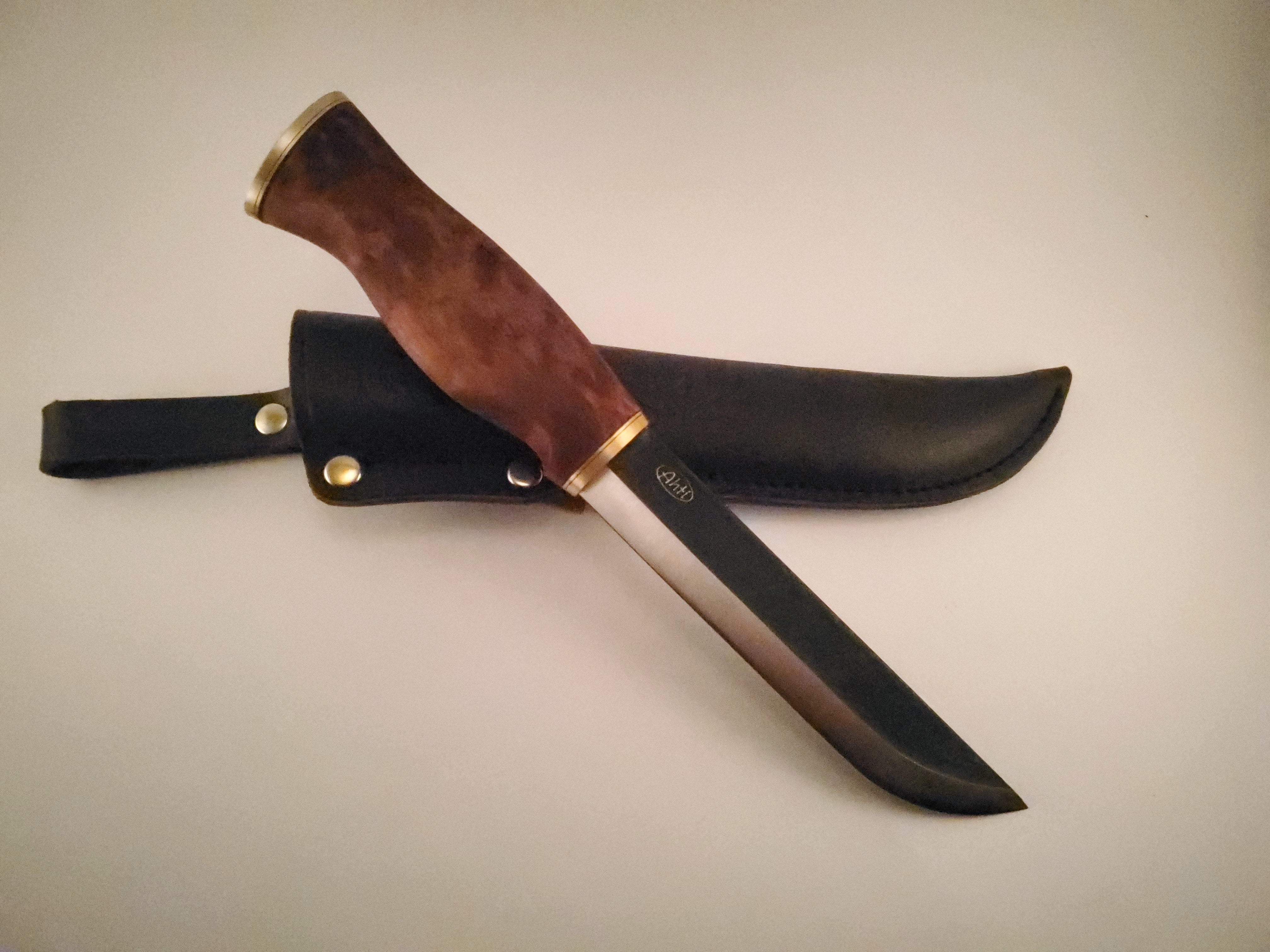 Ahti Leuku 145 Outdoor Bushcraft Butcher Knife