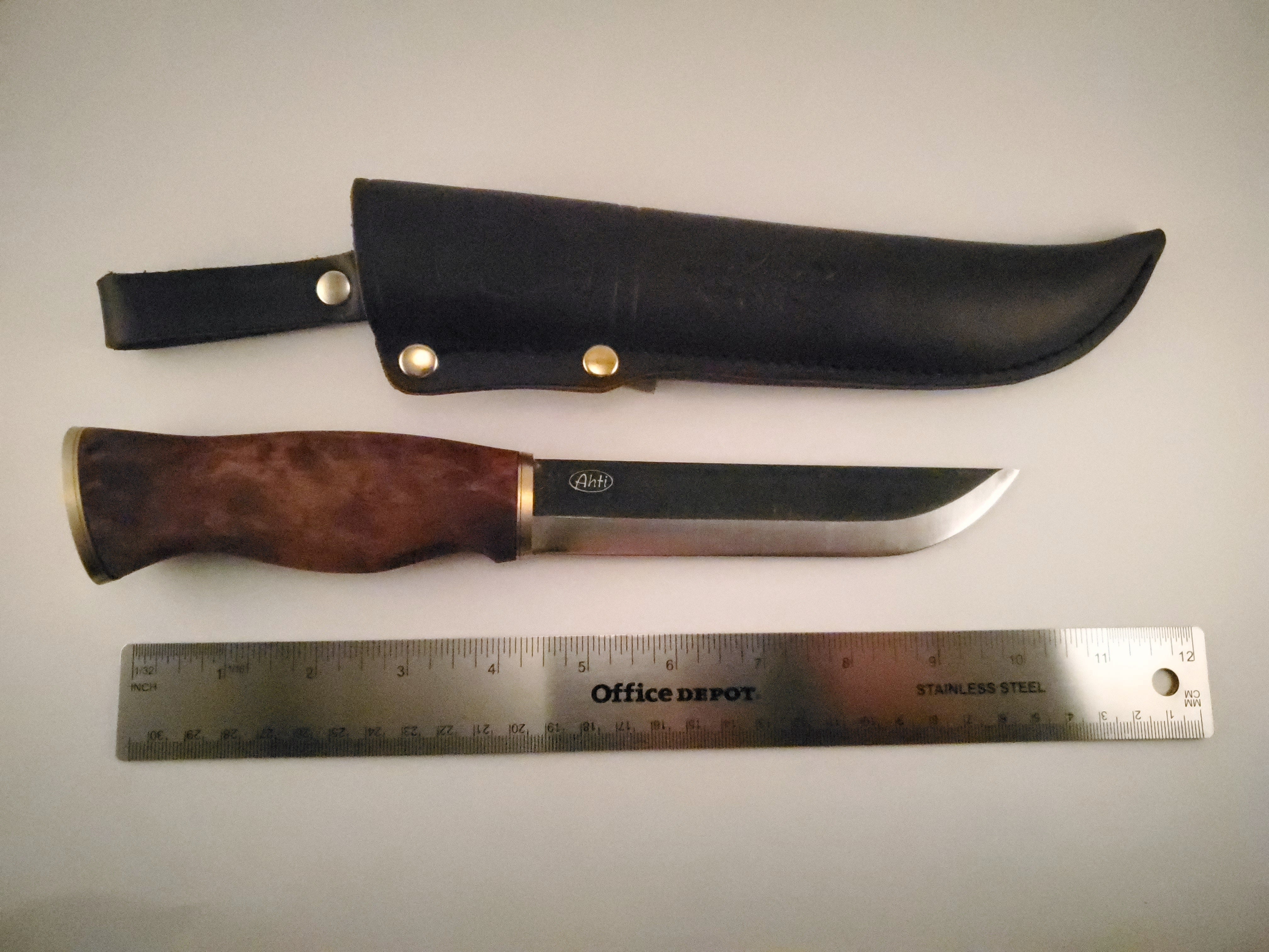 Ahti Leuku 145 Outdoor Bushcraft Butcher Knife