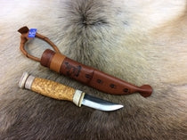 Wood Jewel Carving Knife Bushcraft Outdoor Hunting Puukko