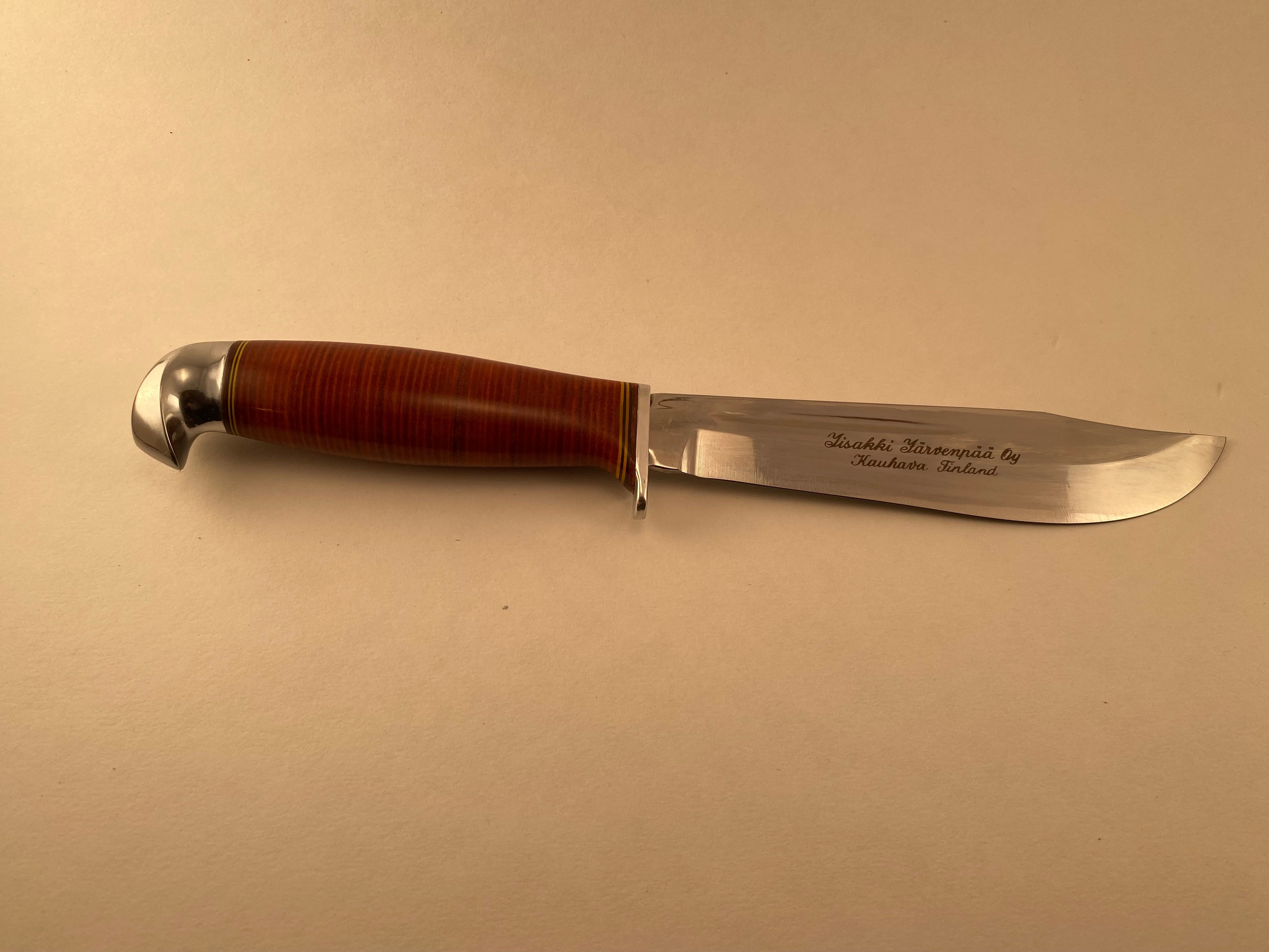 Mora Stainless Steel Bushcraft Knife ~ Visible Orange Handle
