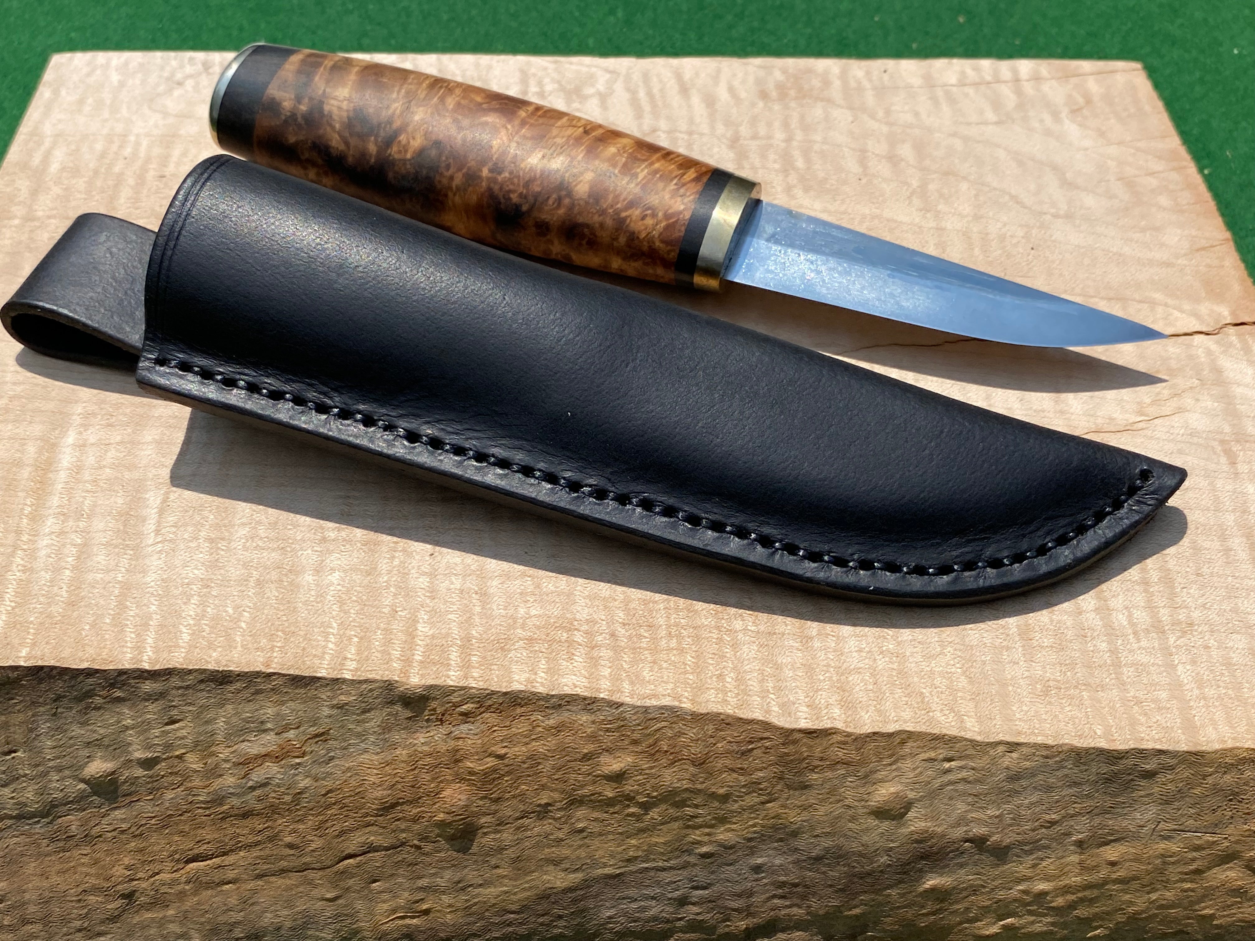 North Wolf Custom Outdoor Bushcraft Knife Puukko
