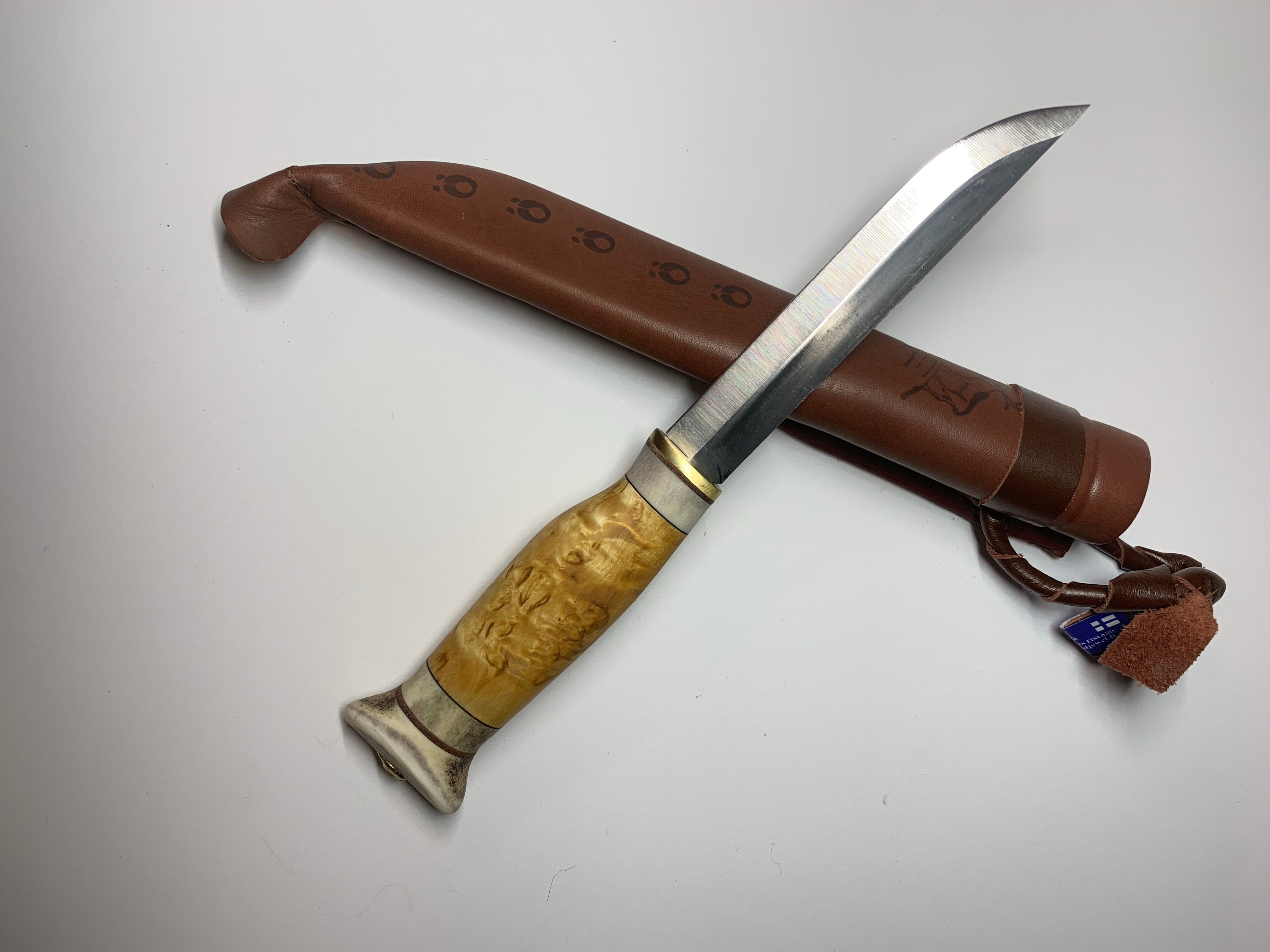 Wood Jewel Carving Knife Bushcraft Outdoor Hunting Puukko