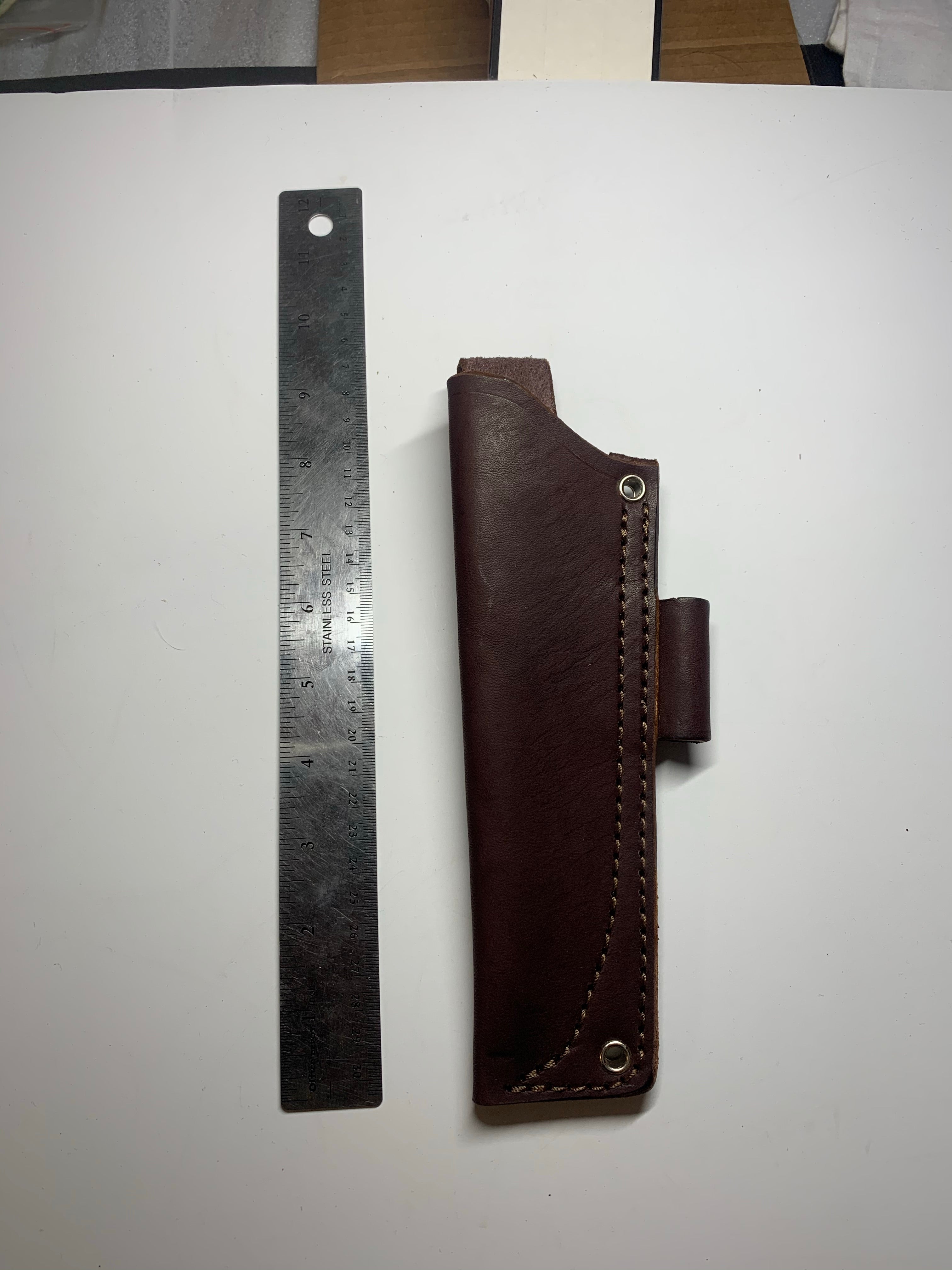 JRE Industries Leather Sheath Sized to Fit - Knives for Sale