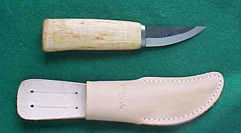 Roselli Grandmother Outdoor Bushcraft Knife Puukko