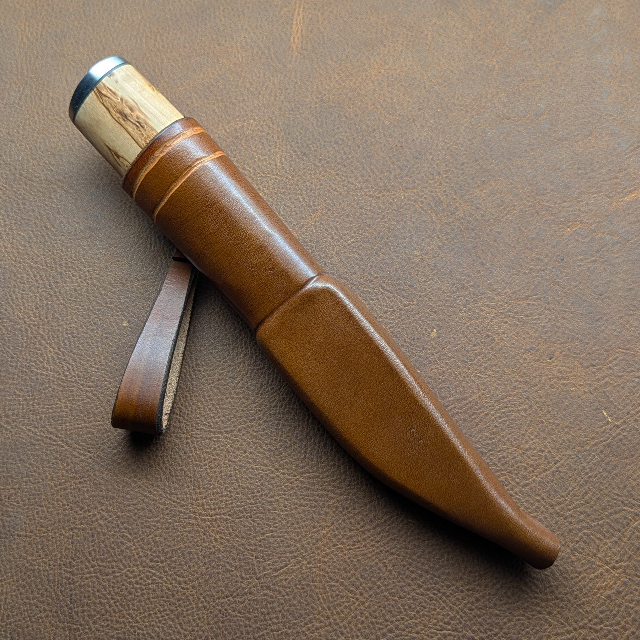 Thacker Knives #25 Damascus Puukko