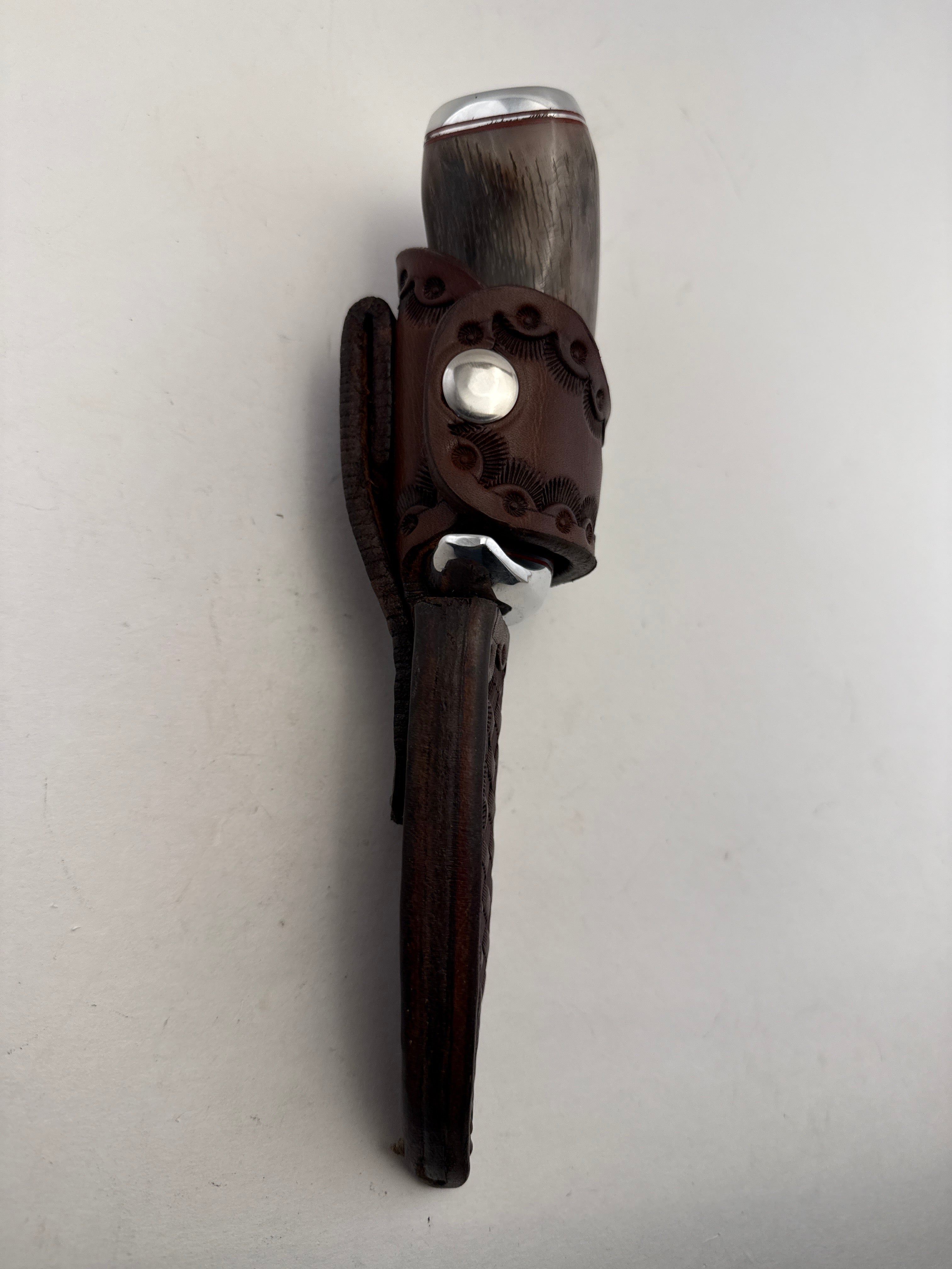 Skala Custom Knives - Lauri Stainless 90mm Leuku / Kudu Horn - #165