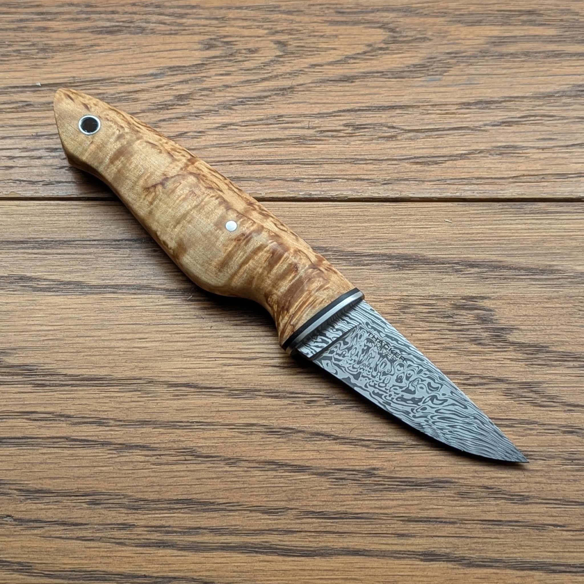Thacker Knives #26 Damasteel Bruk Puukko EDC