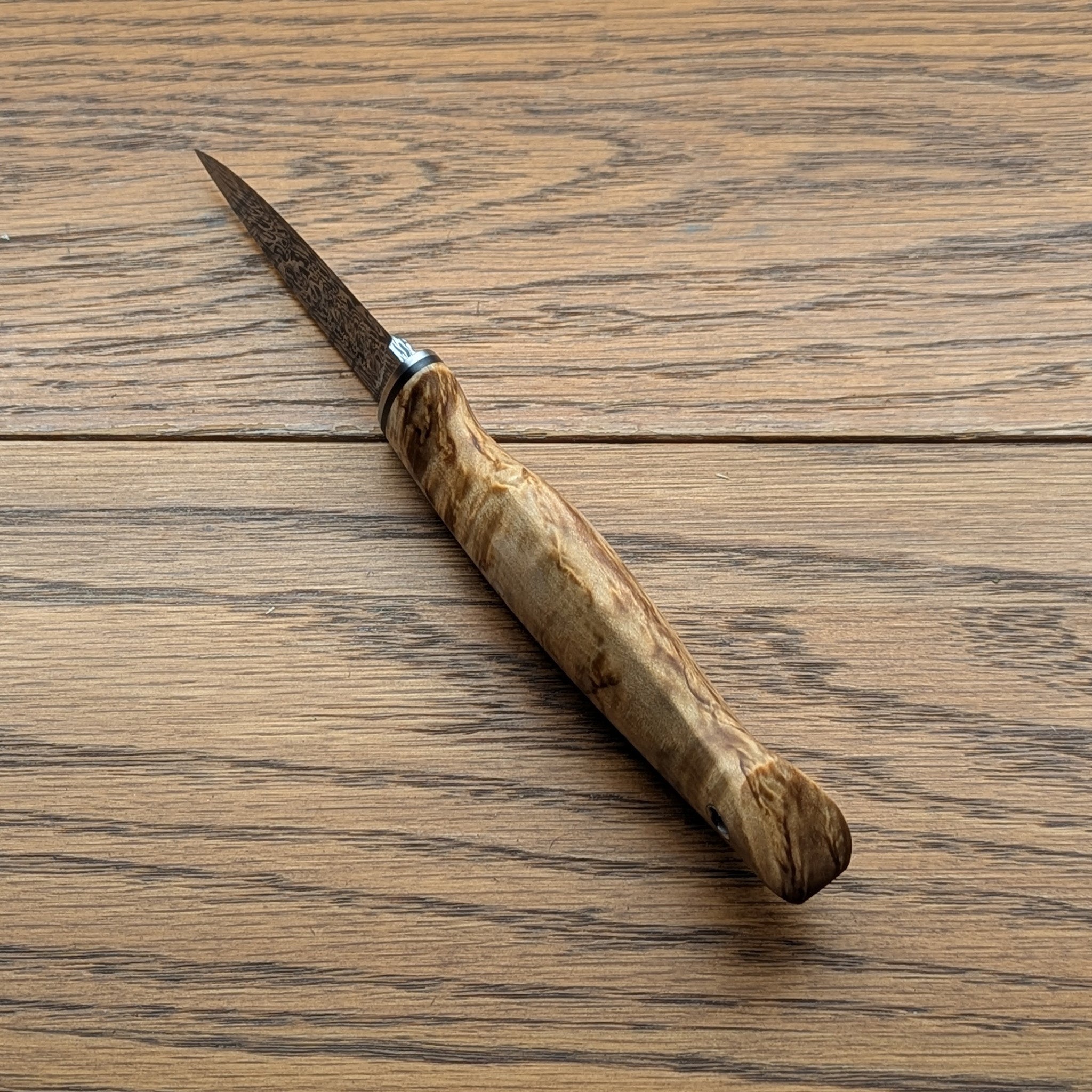 Thacker Knives #26 Damasteel Bruk Puukko EDC