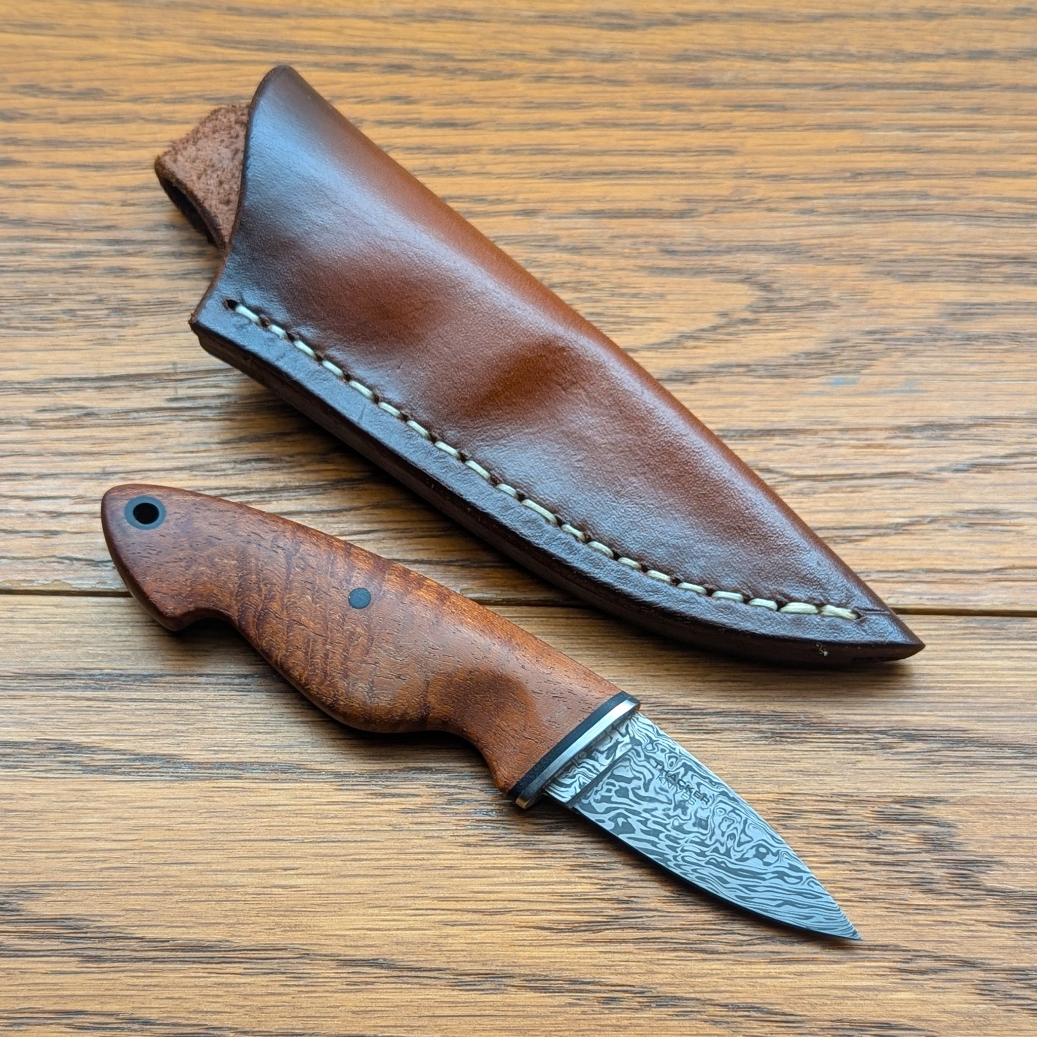 Thacker Knives #27 Damasteel Mini Drop