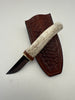 Pecks Woods Leather - Whitetail antler boot knife #131