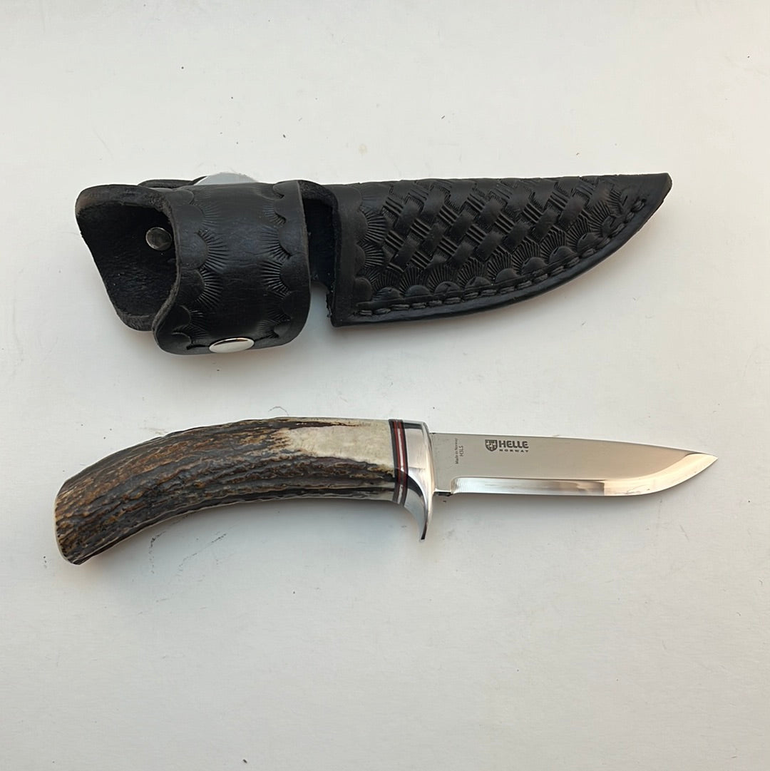 Skala Custom Knives - Helle Harding Blade/ Red Stag Handle #106