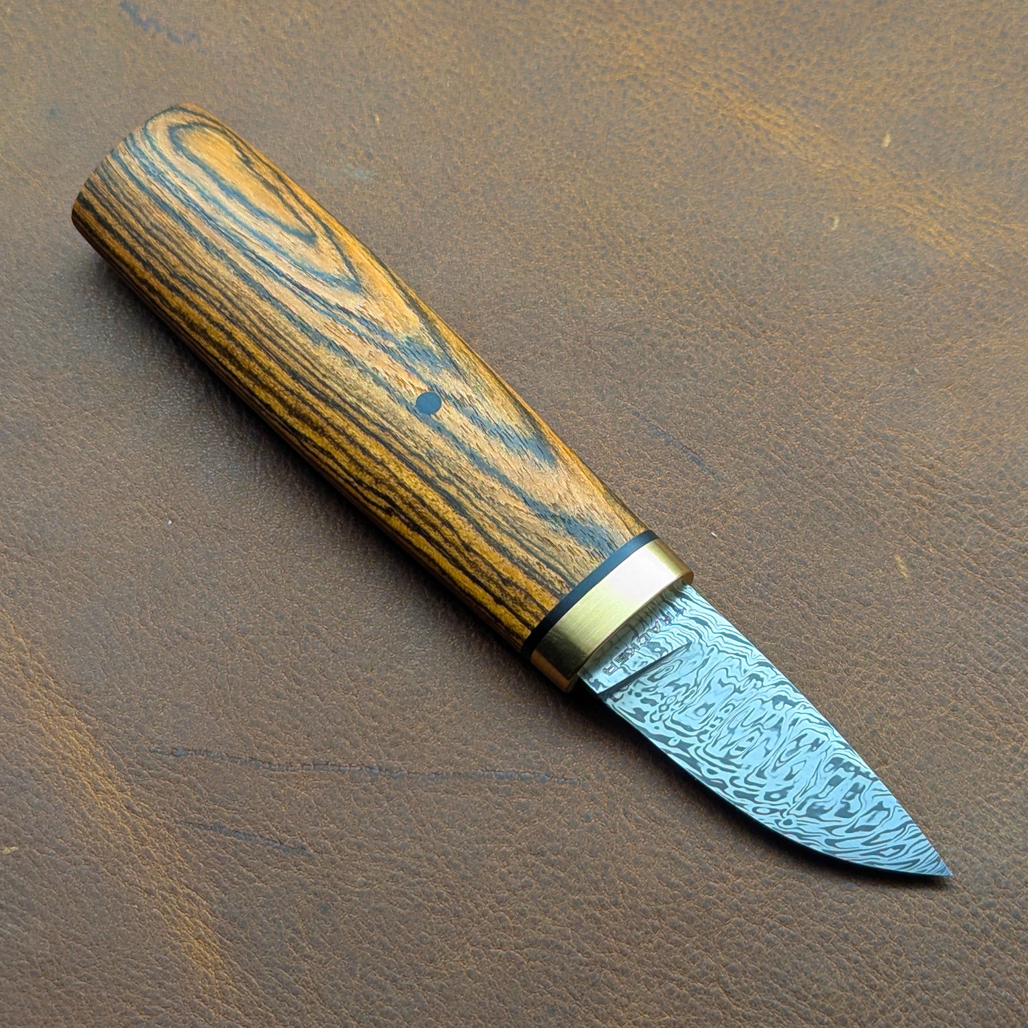 Thacker Knives #31 Damasteel Mini Puukko