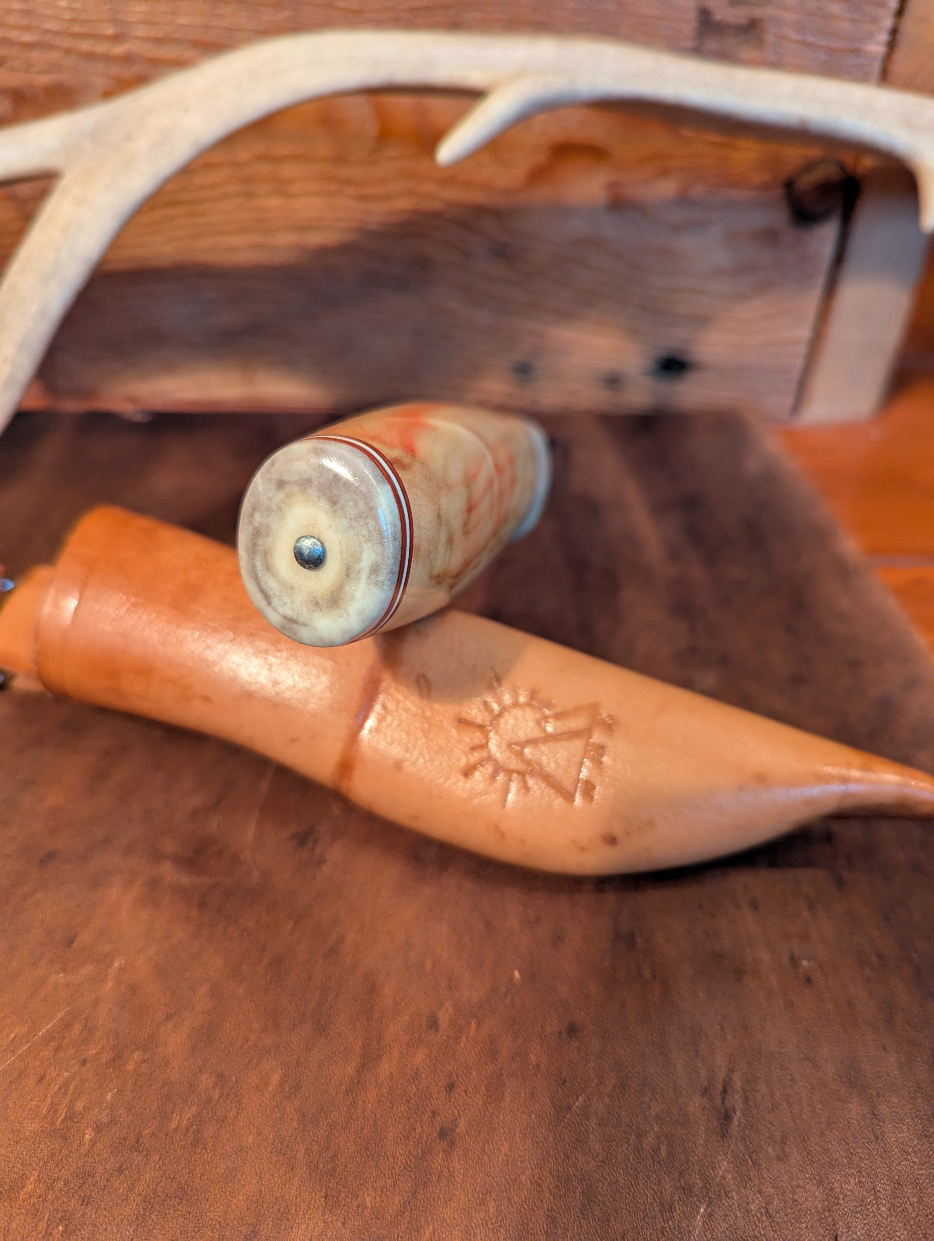 New Mountain Knives - Box Elder / Reindeer antler #8