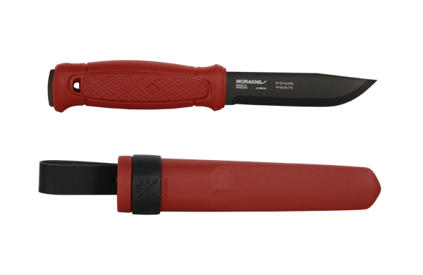 Mora Garberg Blackblade Dala Red Carbon with Simple Poly Sheath #14274