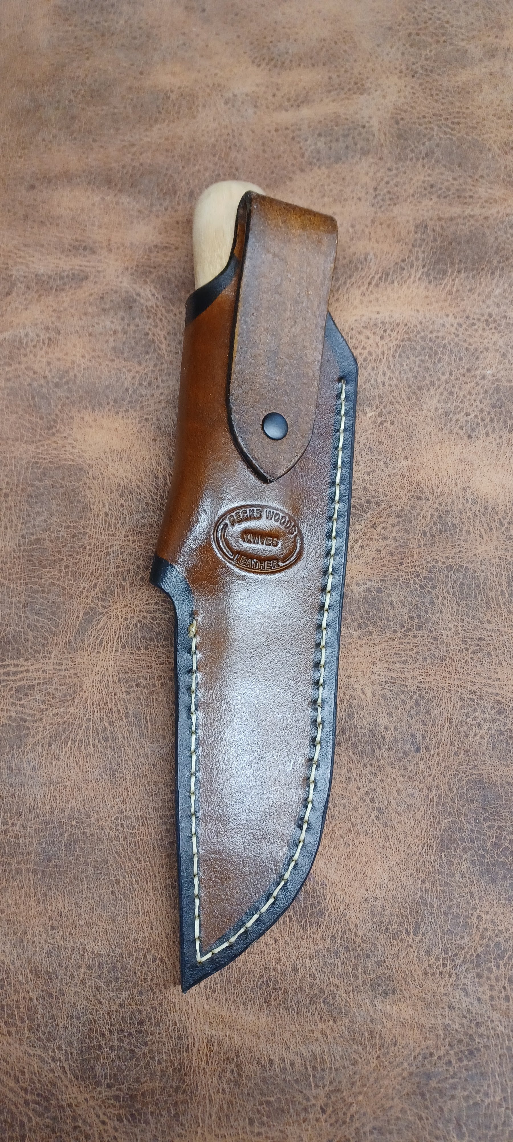 Pecks Woods Leather - Maple / G10 Spacers #162