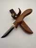 Skala Custom Knives - Lauri Stainless 105mm / Leopardwood Handle and Sheath! - #150