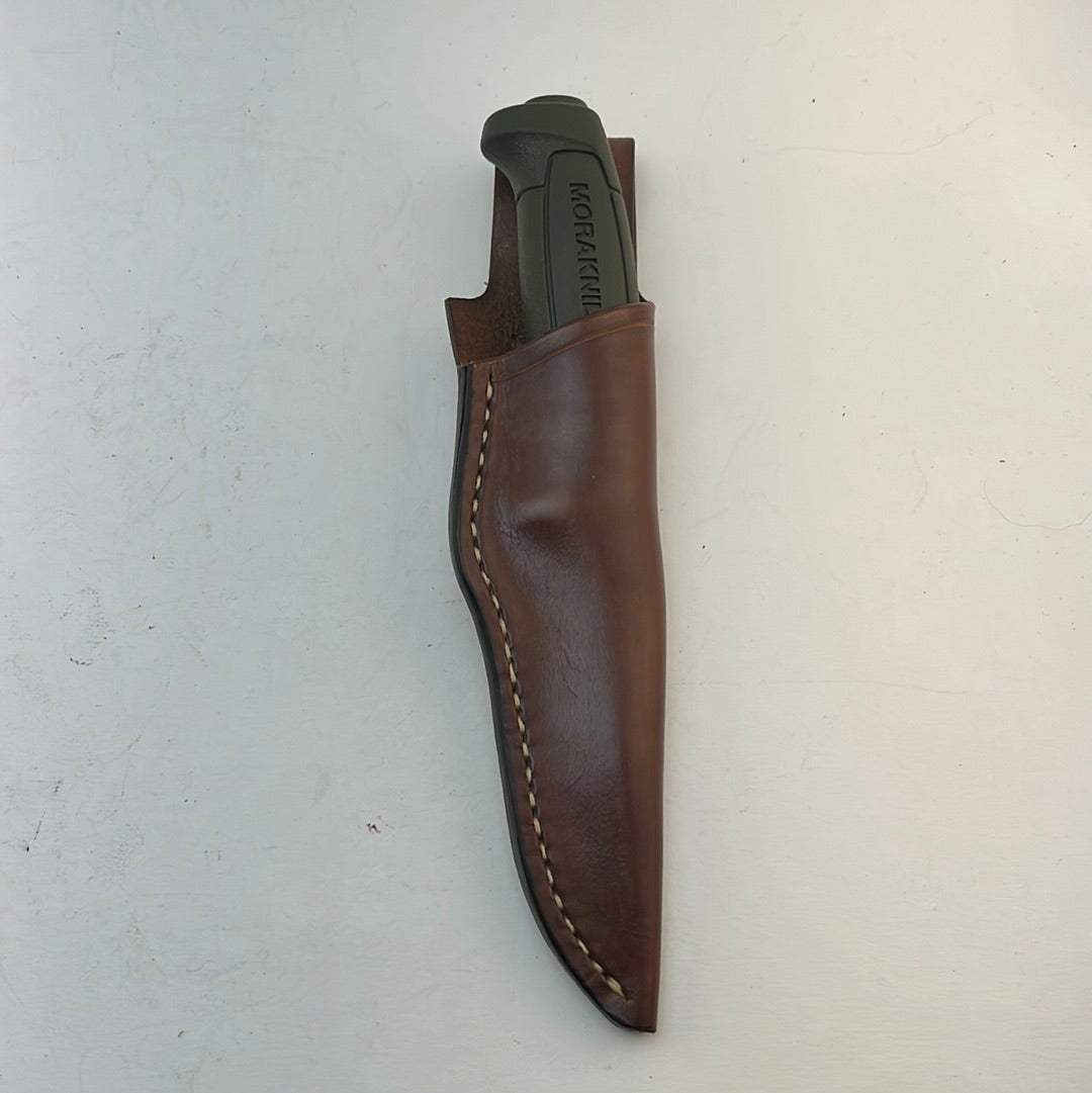 Ragweed Forge Mora Knife Sheath #1 6oz Leather(Fits Basic, Pro-series, Companion Great!)