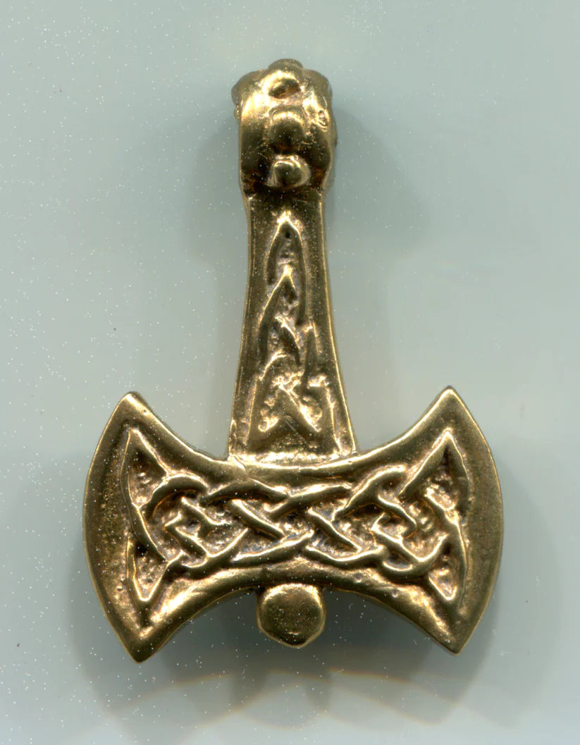 Jewelry - Celtic Knotwork Hammer #5140 Silver or Bronze
