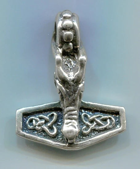Jewelry - Dragonhead Hammer #5210 Silver or Bronze