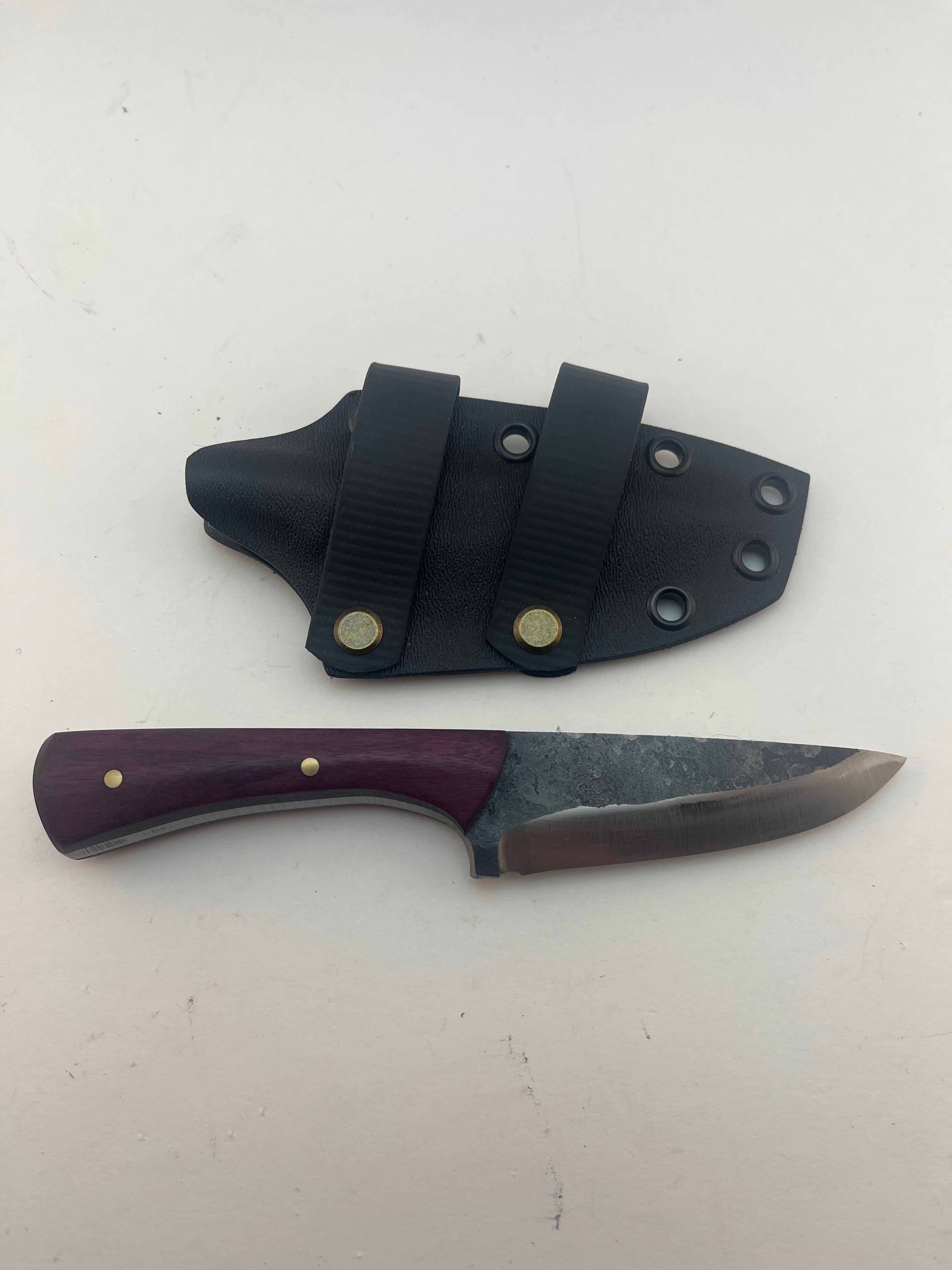 Spangler Forge Purpleheart Belt Knife (Small) #35