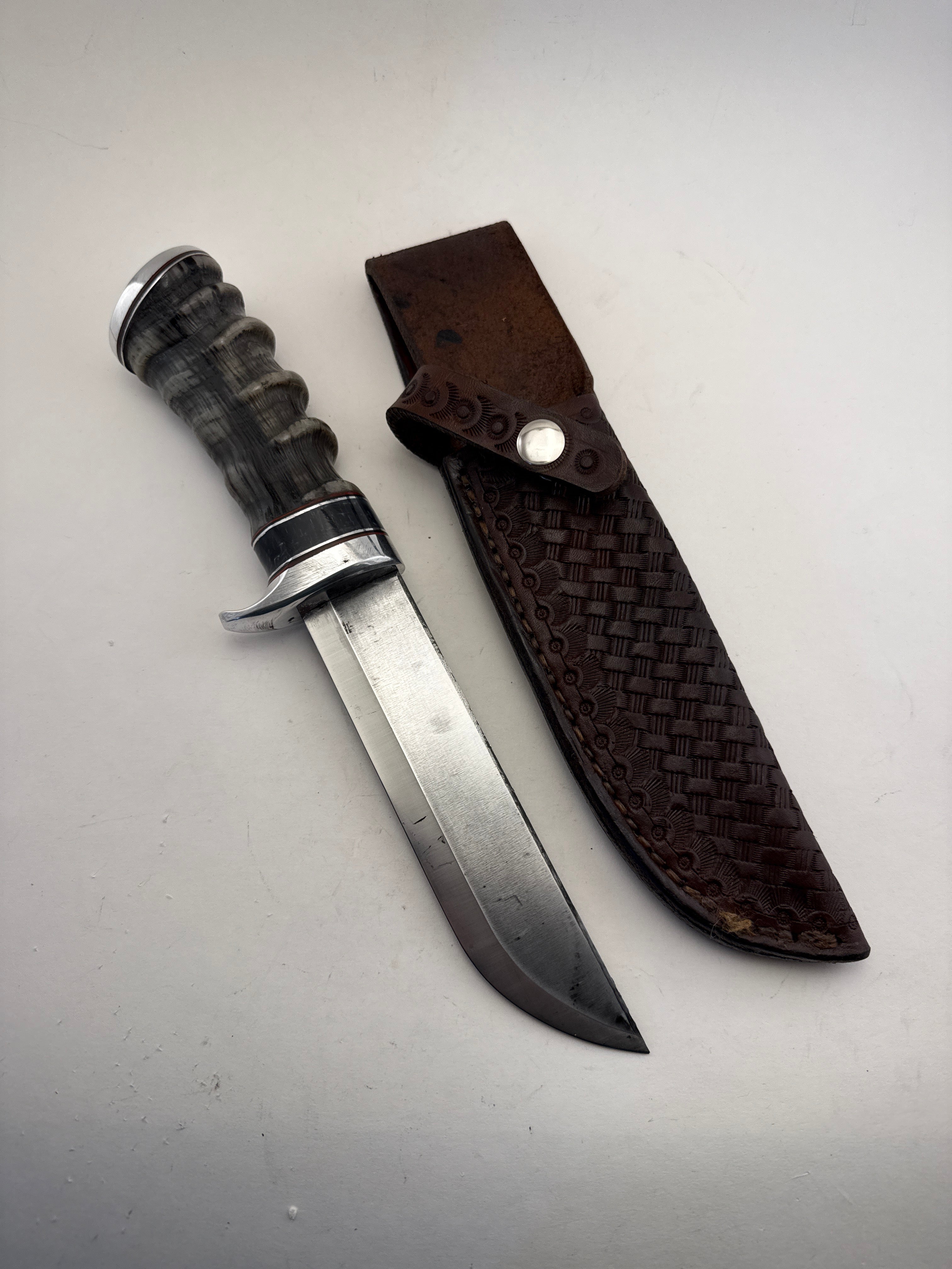 Skala Custom Knives - Lauri Stainless 175mm Leuku / Bos Bok Horn - #167