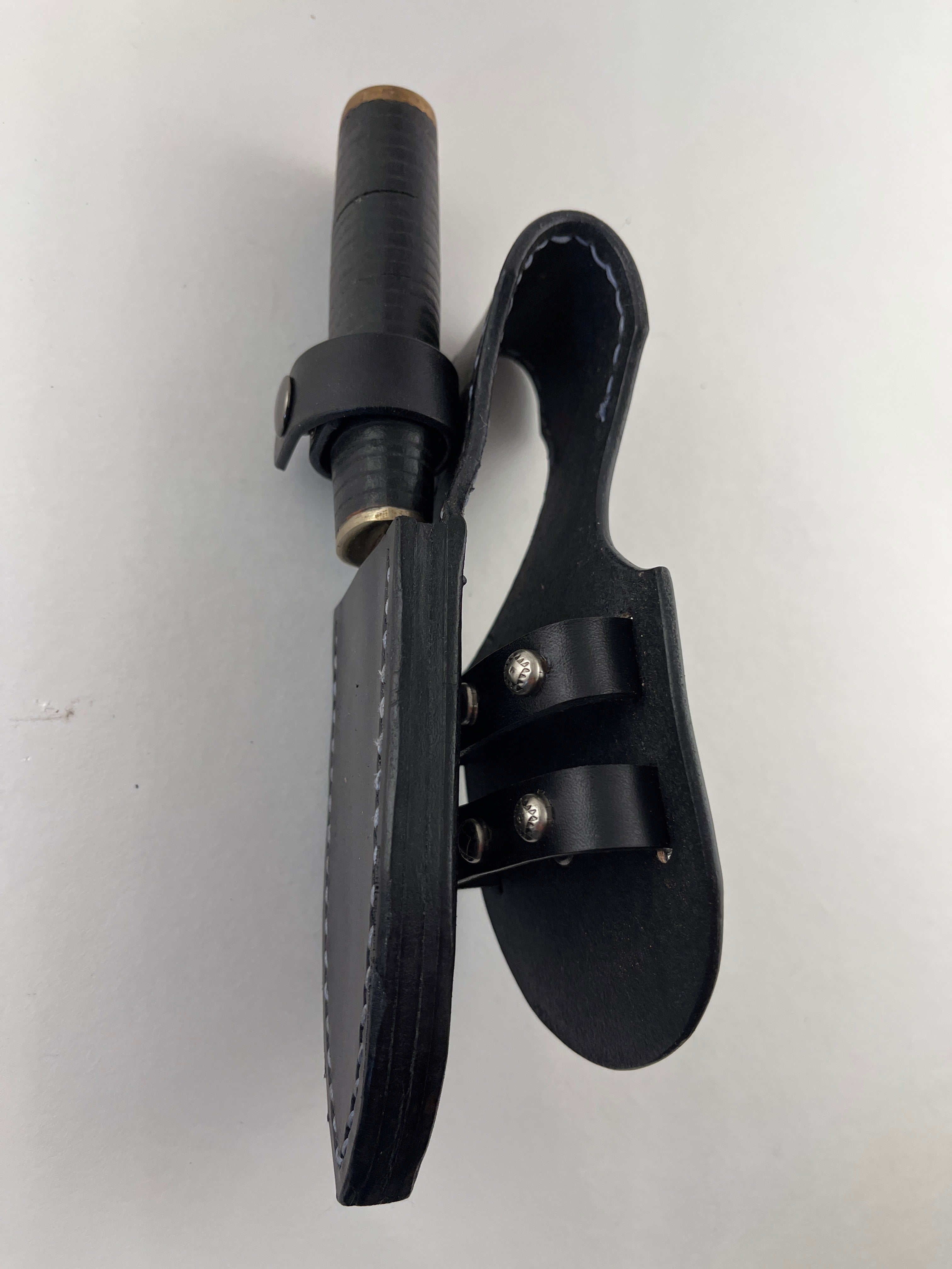 Pecks Woods Leather - Leather Spacer Handle #124