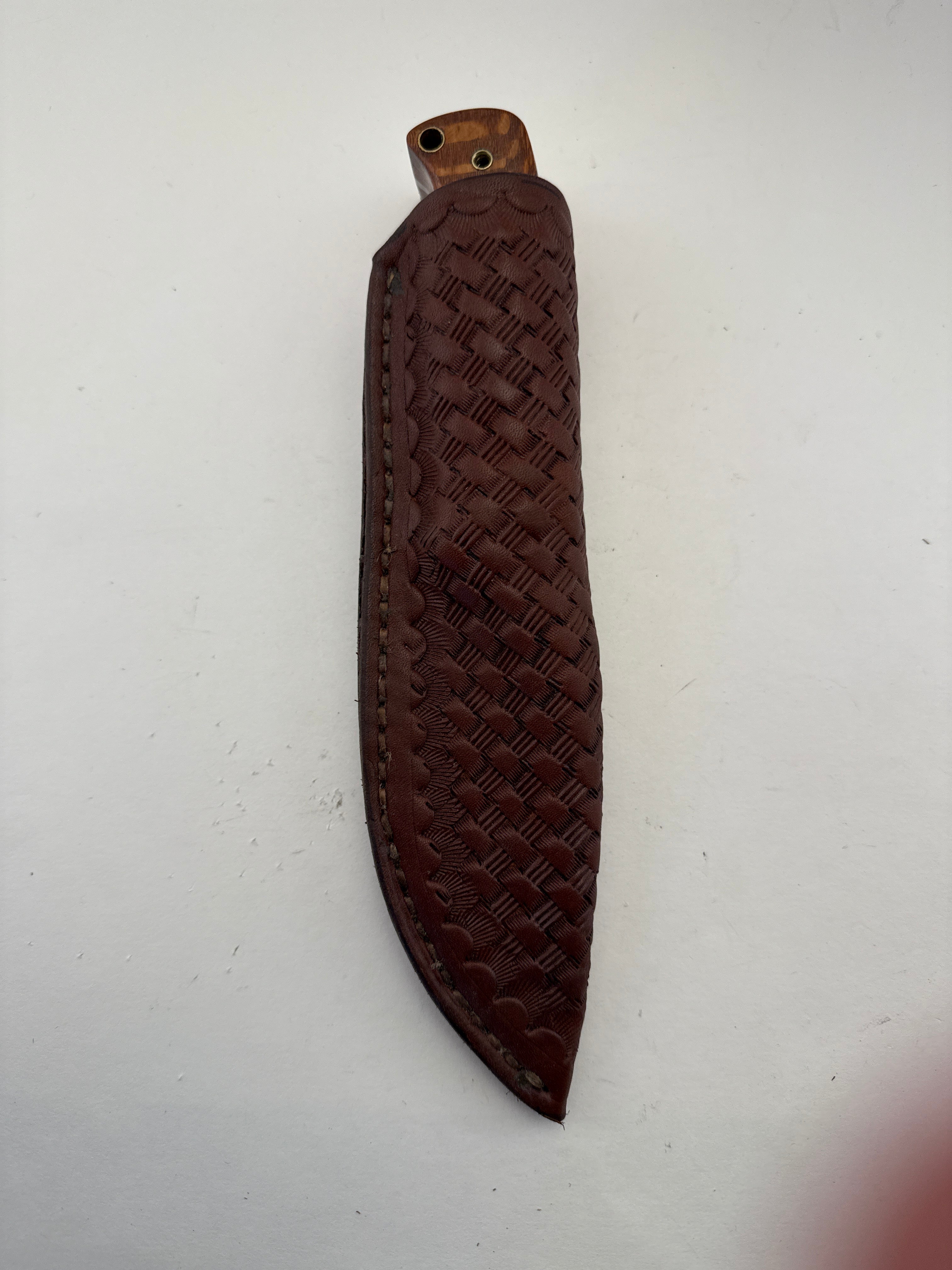 Skala Custom - Full Tang - leopardwood Scales #154