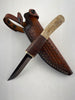 Pecks Woods Leather - Whitetail Antler/Leather Spacer Handle #116