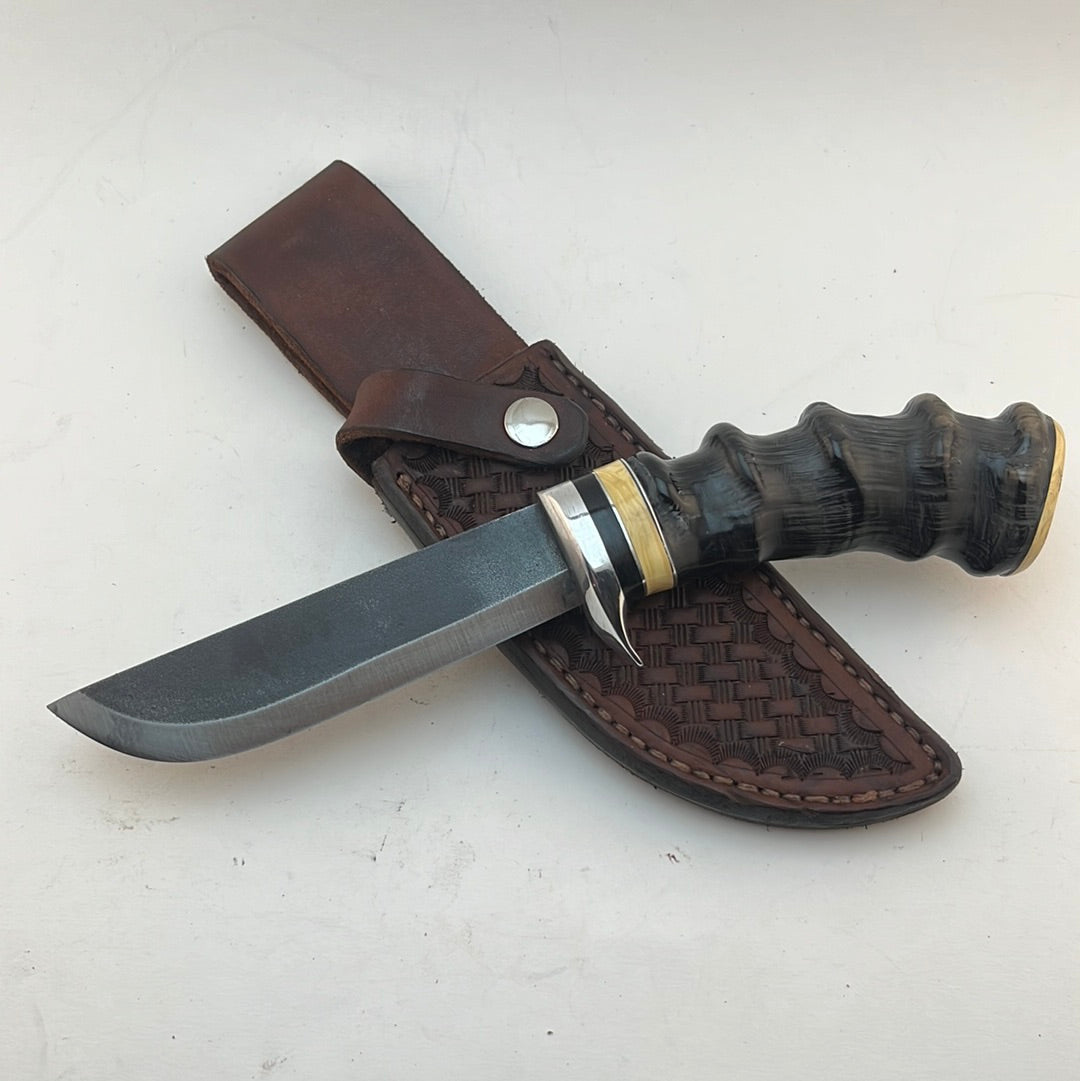 Skala Custom Knives - Roselli Leuku Blade - Bos Bok Handle - Water buffalo spacer #8