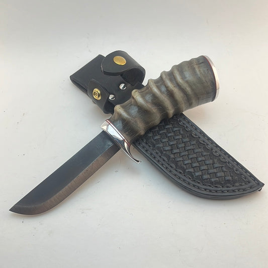 Skala Custom Knives - Roselli Leuku Blade - Large Bos Bok Handle - #112