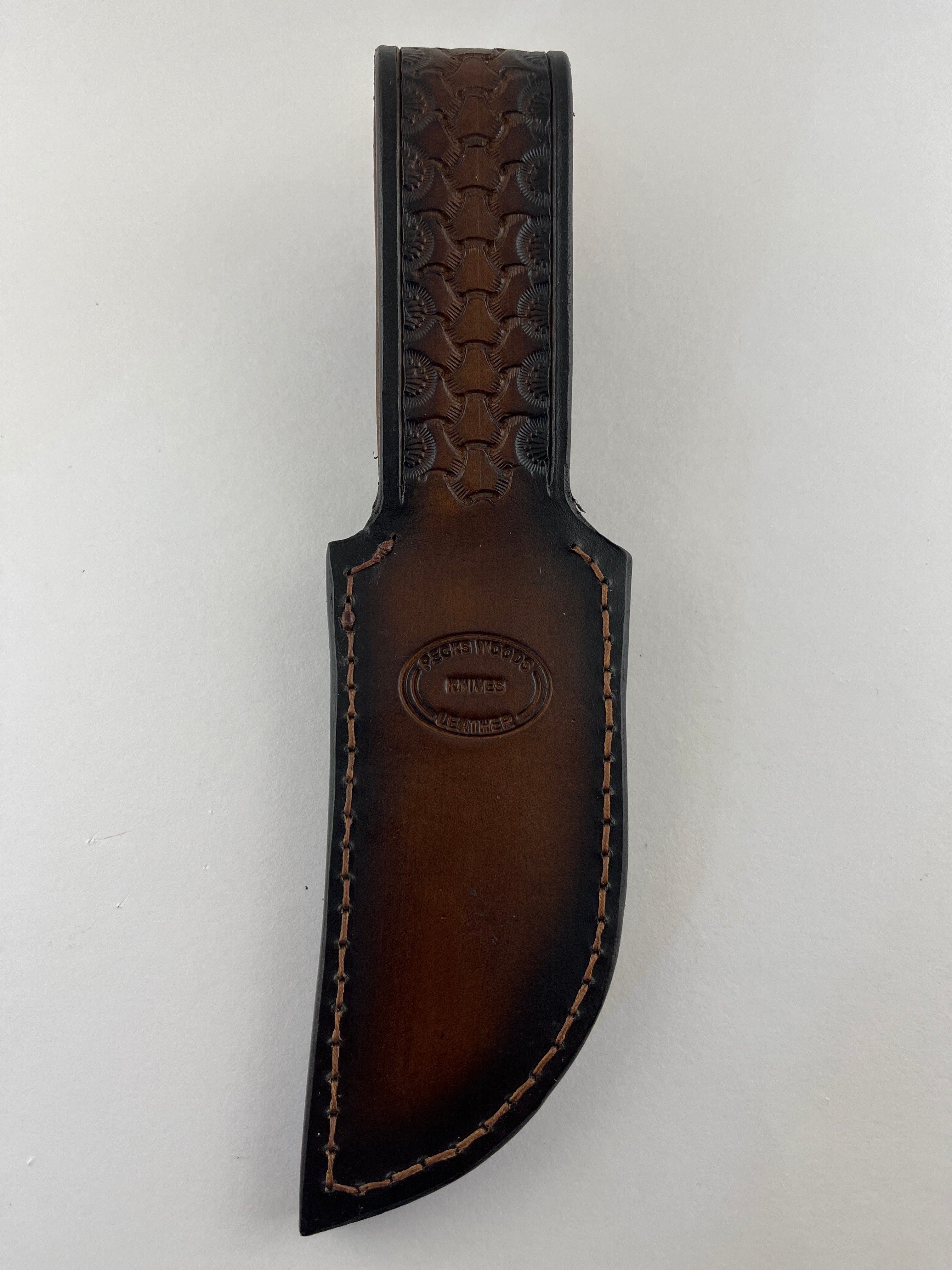 Pecks Woods Leather - Antler & Leather Spacer handle . Magnetic Retention! #120