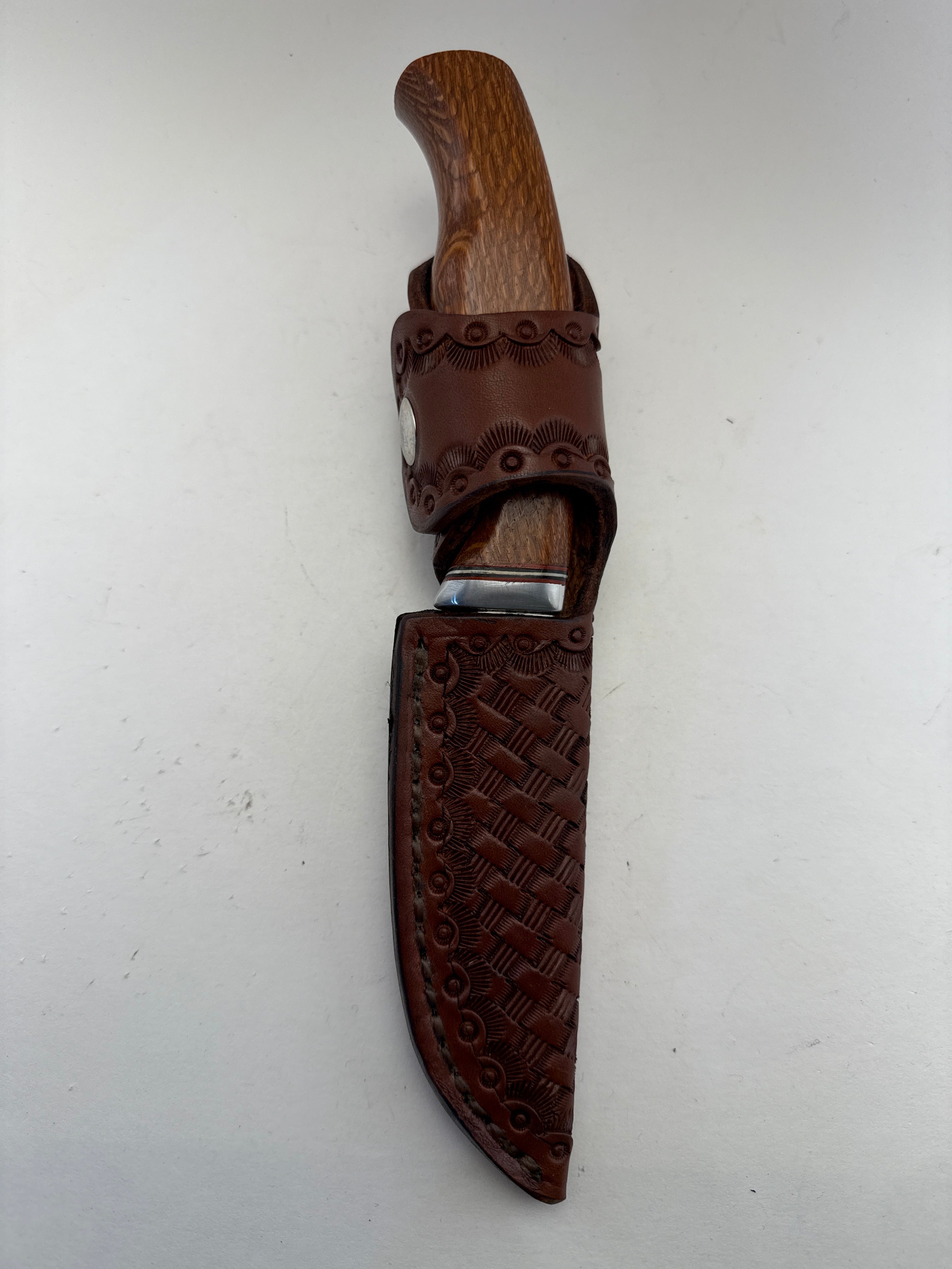 Skala Custom Knives - Lauri Stainless 105mm / Leopardwood Handle - #161