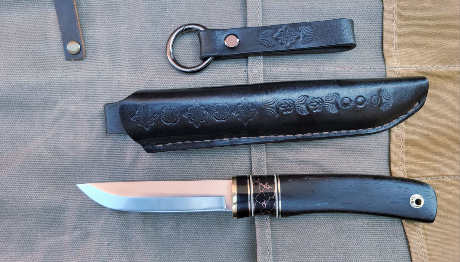 Pete's Custom Knives - Midsize utility all-around puukko #20
