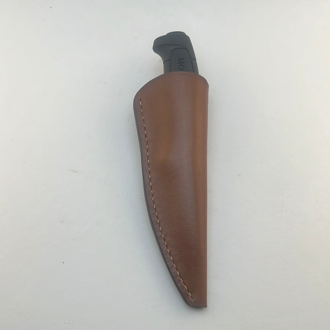 Ragweed Forge Mora Knife Sheath #2 8/9oz Leather(Fits Basic, Pro-series, Companion Great!) Hand Made in our leather shop!