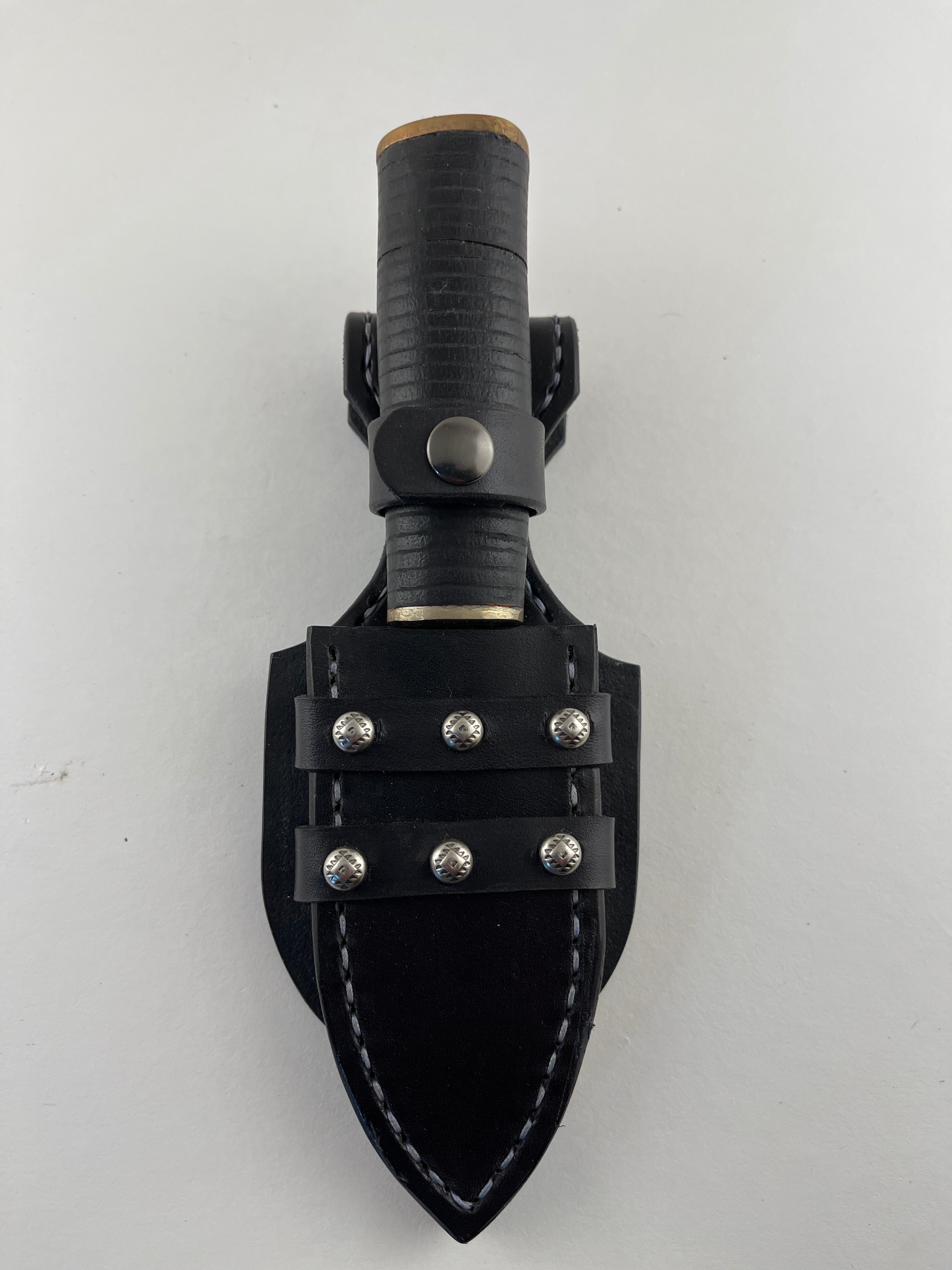 Pecks Woods Leather - Leather Spacer Handle #124