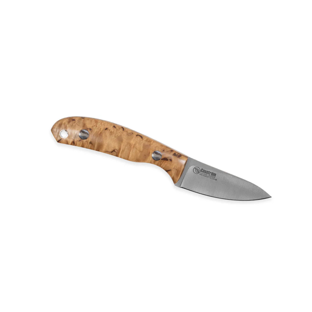 Casstrom Safari Mini Hunter, Stabilized Curly Birch