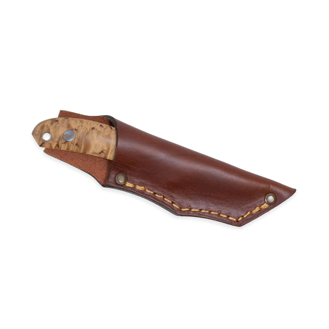 Casstrom Safari Mini Hunter, Stabilized Curly Birch