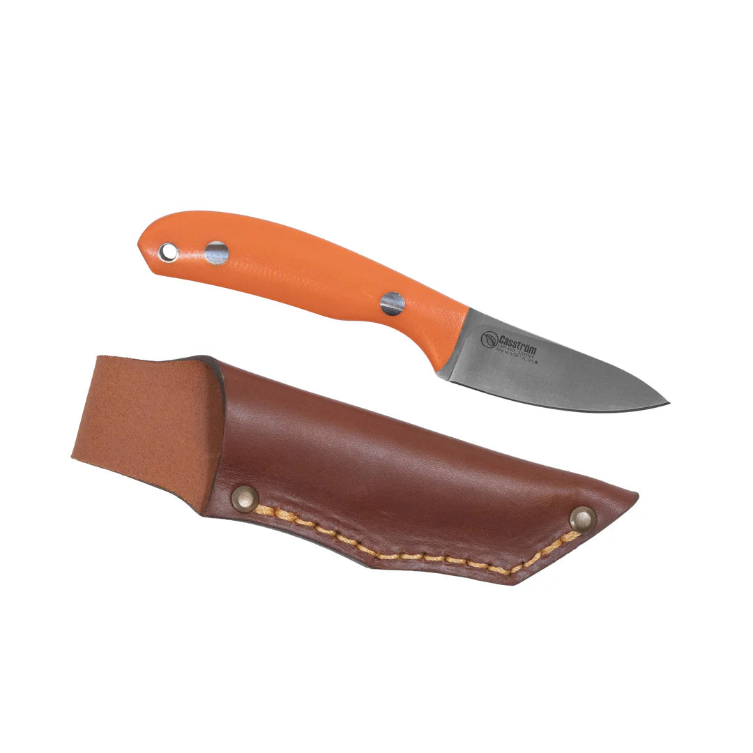 Casstrom Safari Mini Hunter, Stabilized Curly Birch