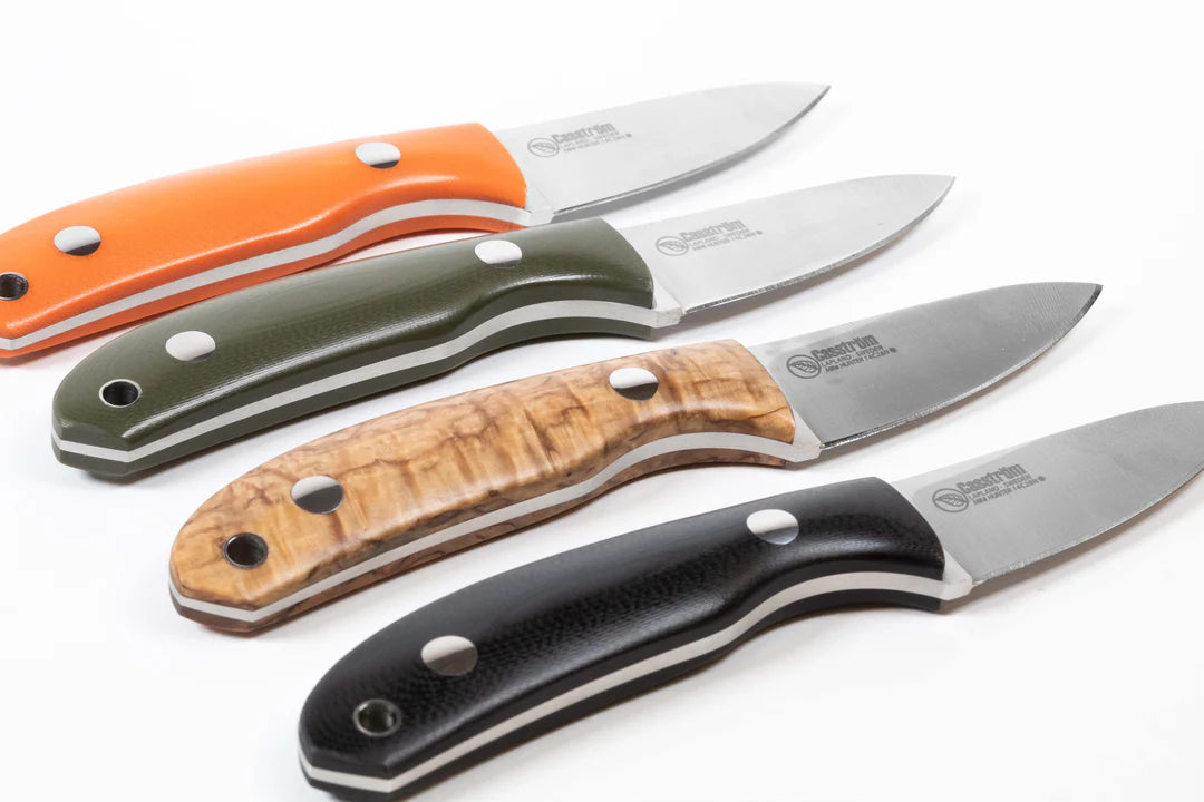 Casstrom Safari Mini Hunter, Stabilized Curly Birch