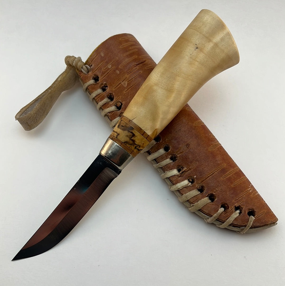 R.Nurmi PUUKKO - #12 Birch Burl, Spalted Birch, Birch Bark Spacers