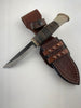 Pecks Woods Leather - Whitetail Antler/Leather Spacer Handle #123