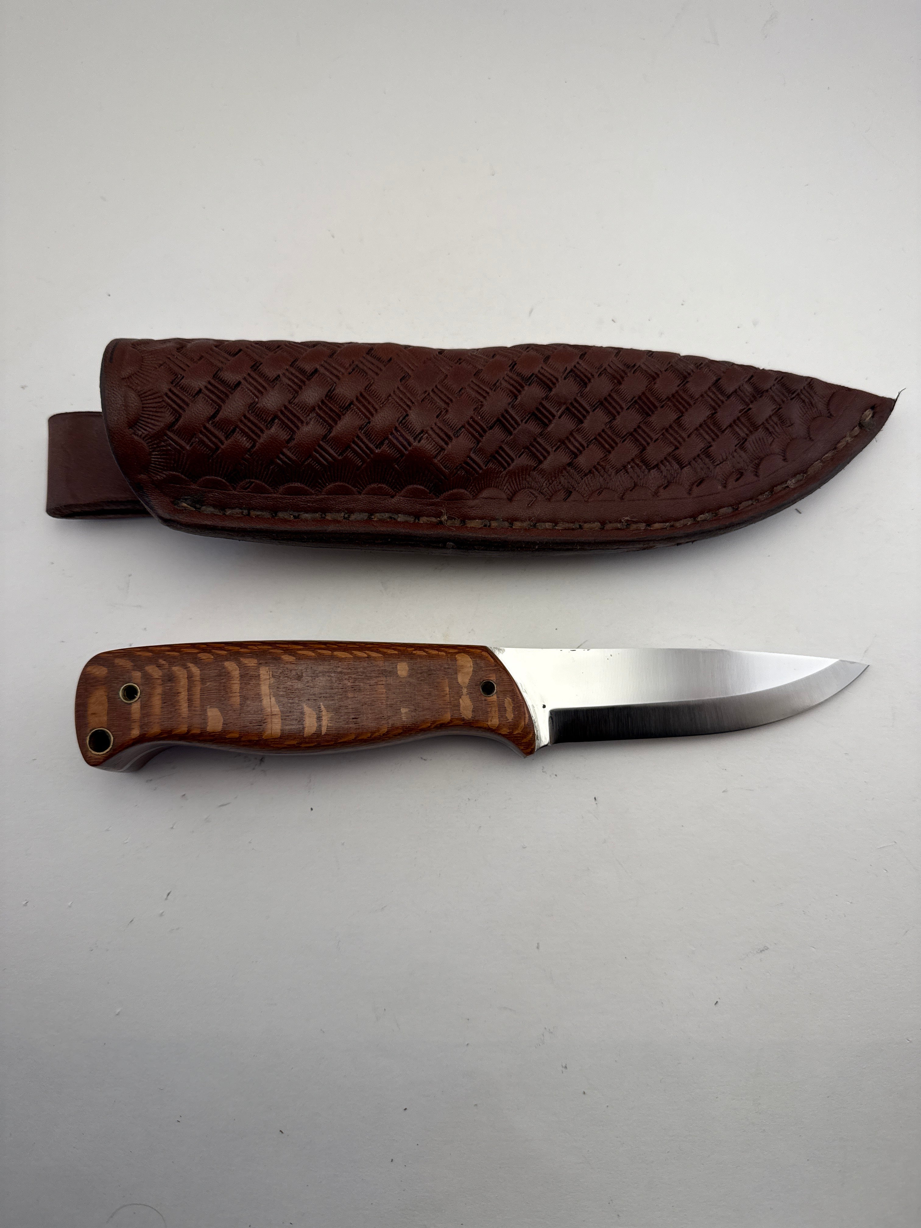 Skala Custom - Full Tang - leopardwood Scales #154