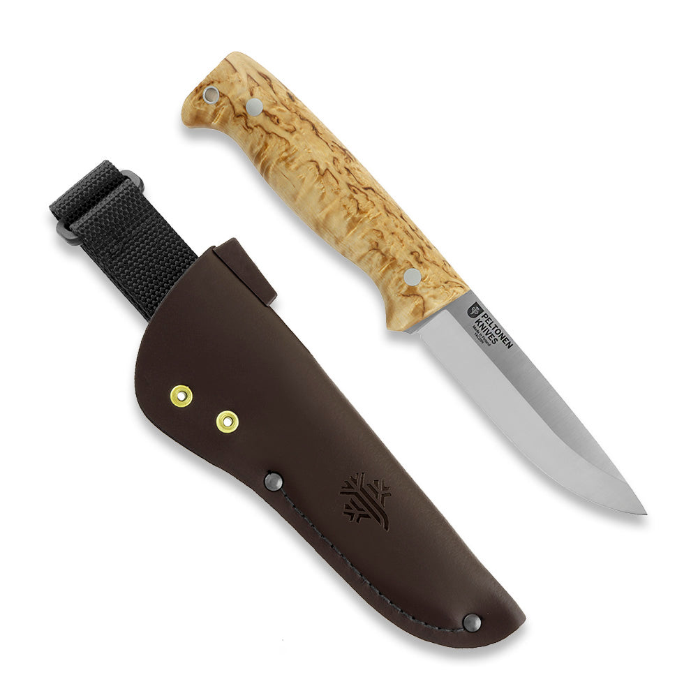 Peltonen M07 Ranger Puukko Full Tang, Curly Birch FJP500