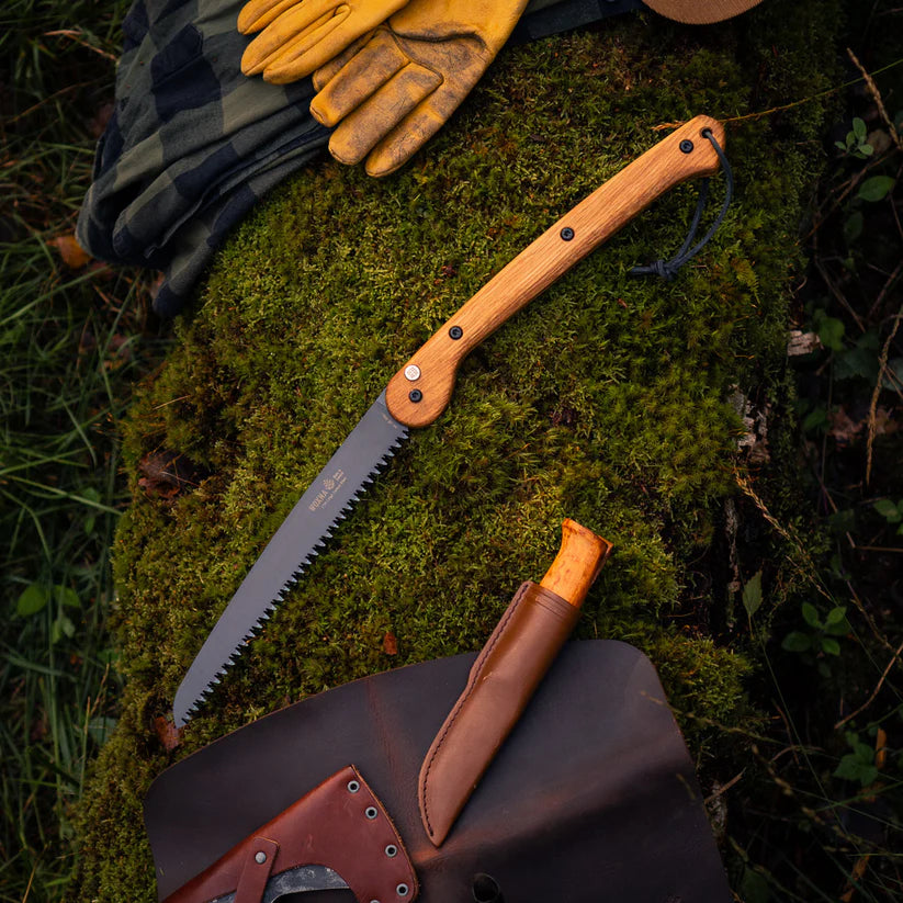 Woxna Hälsing Foldable Saw 10 inches - Oak & High Carbon Steel