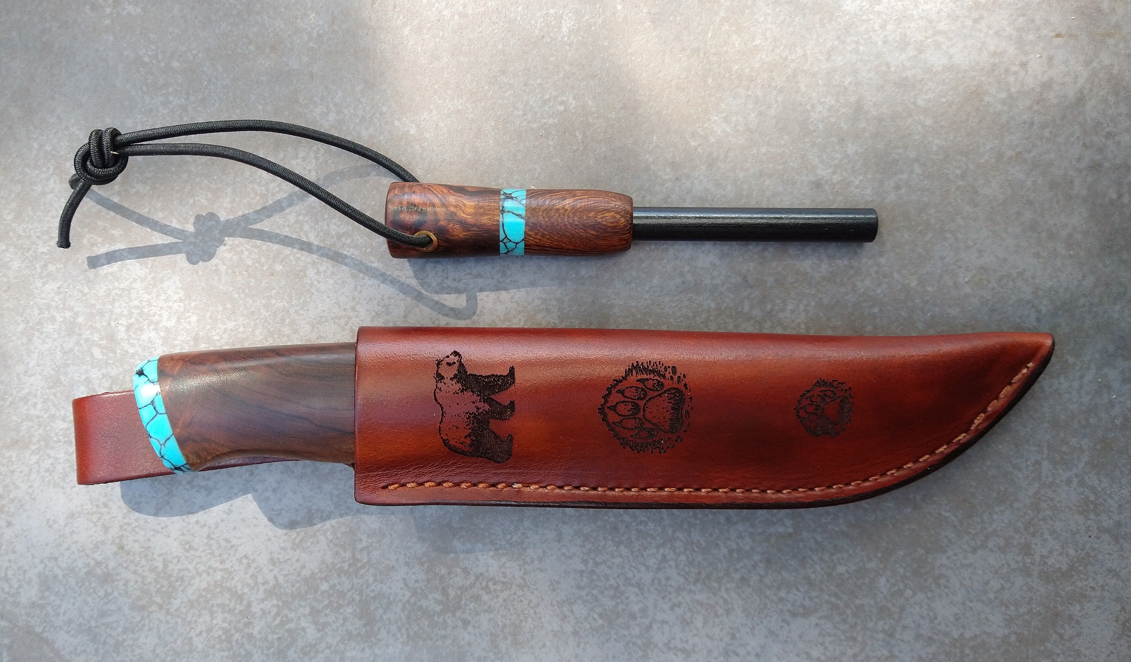 Kola Woodcraft Knives - Lauri Desert Ironwood - #13